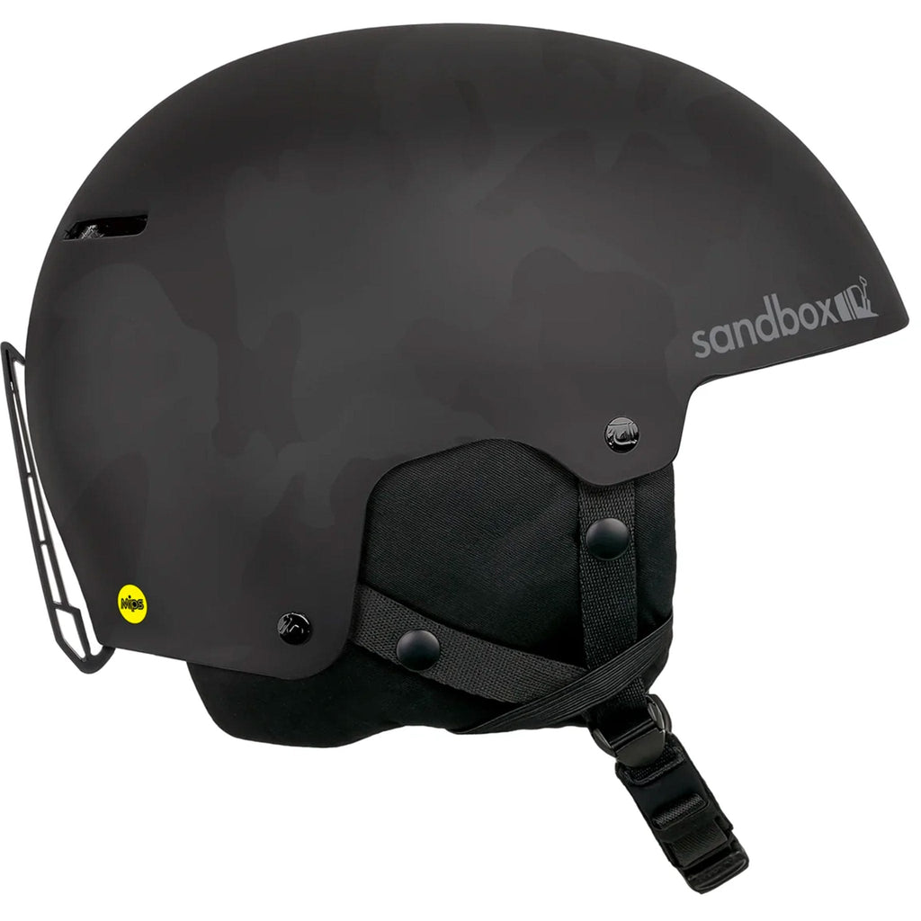 Sandbox Icon Snow MIPS Helmet Black Camo Snowboard Helmet