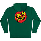 Santa Cruz Classic Dot Hoodie Dark Green Sweatshirts