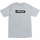 Santa Cruz Cut Strip Front T-Shirt Sport Grey T Shirt