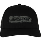 Santa Cruz Cut Strip Trucker Hat Black Hats