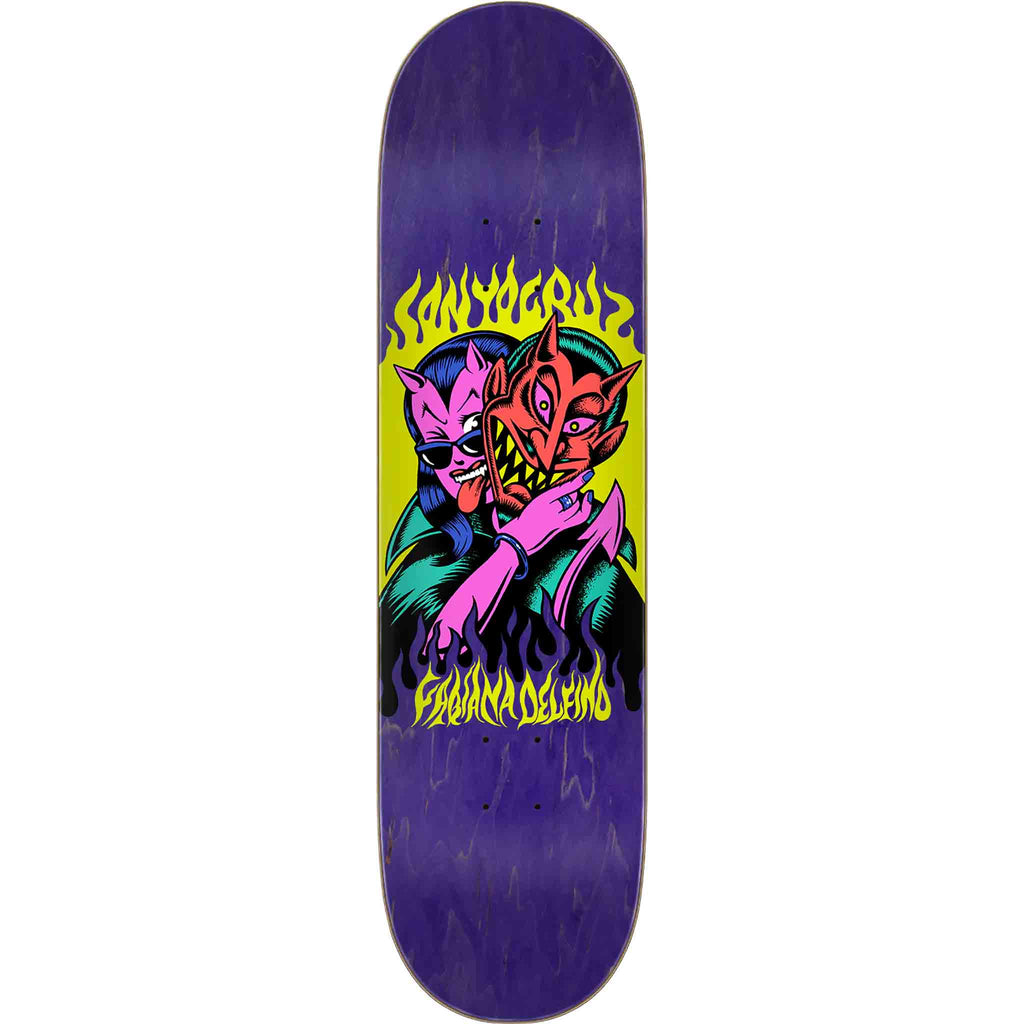 Santa Cruz Devil Delfino VX 8.25" Skateboard Deck Skateboard