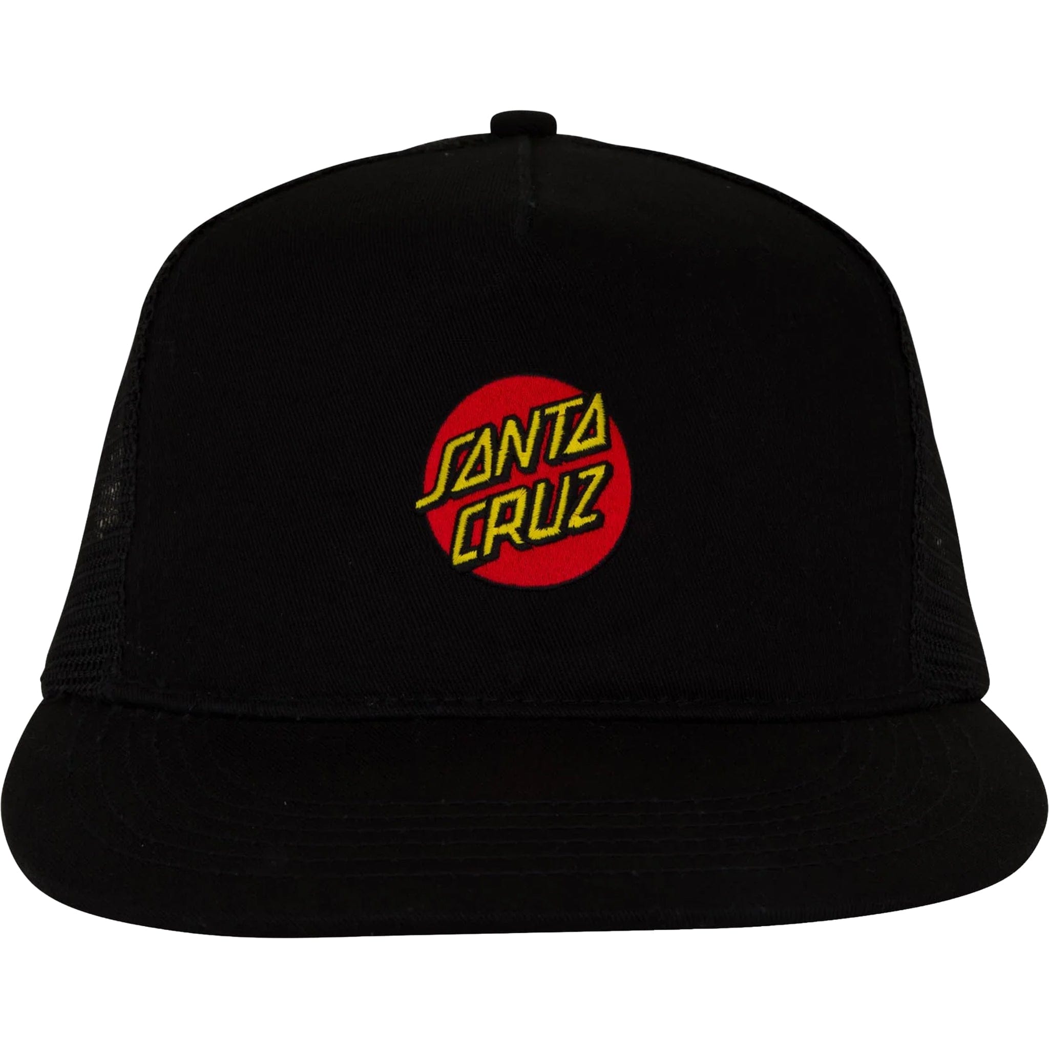 Santa Cruz Embroidered Trucker Hat Black Hats
