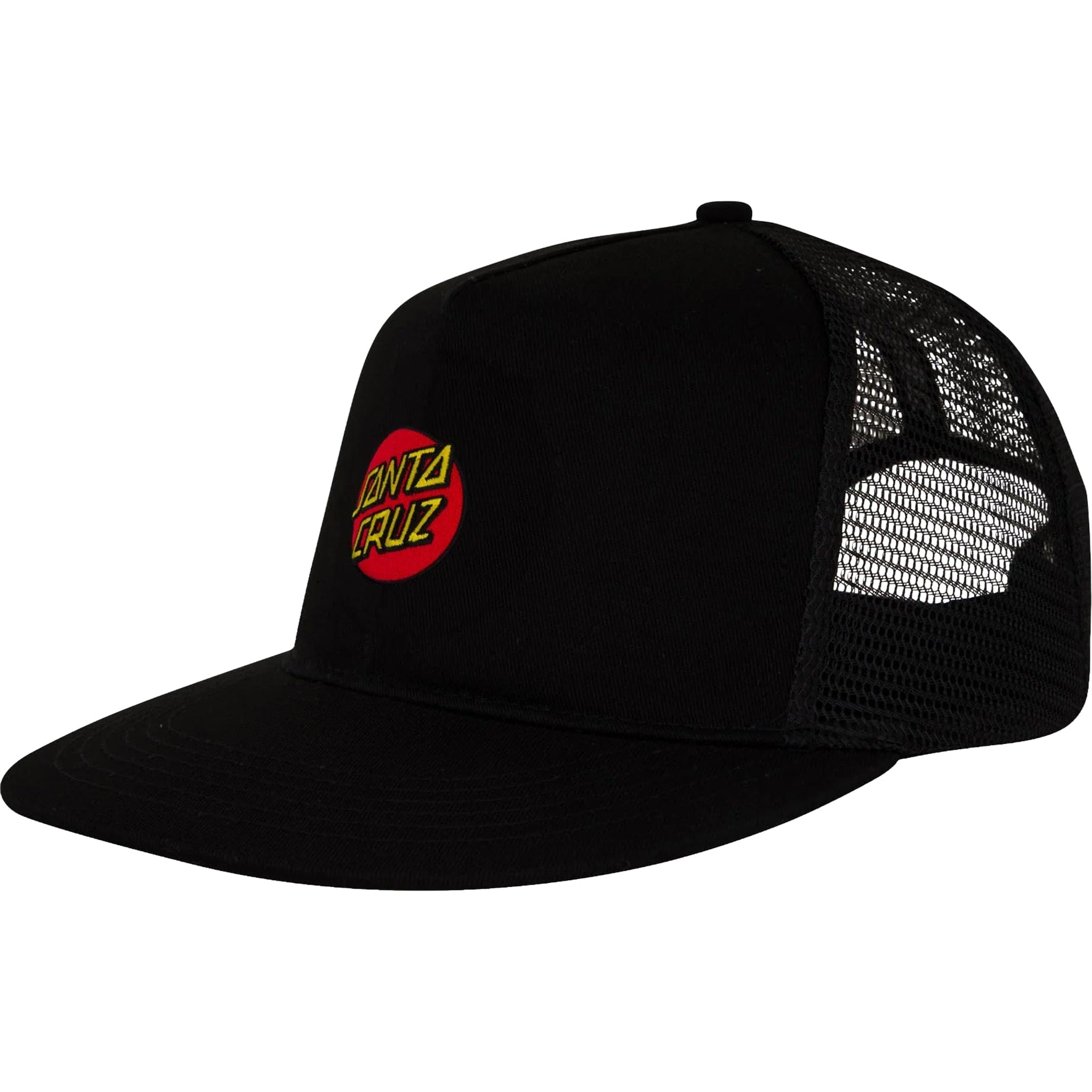 Santa Cruz Embroidered Trucker Hat Black Hats