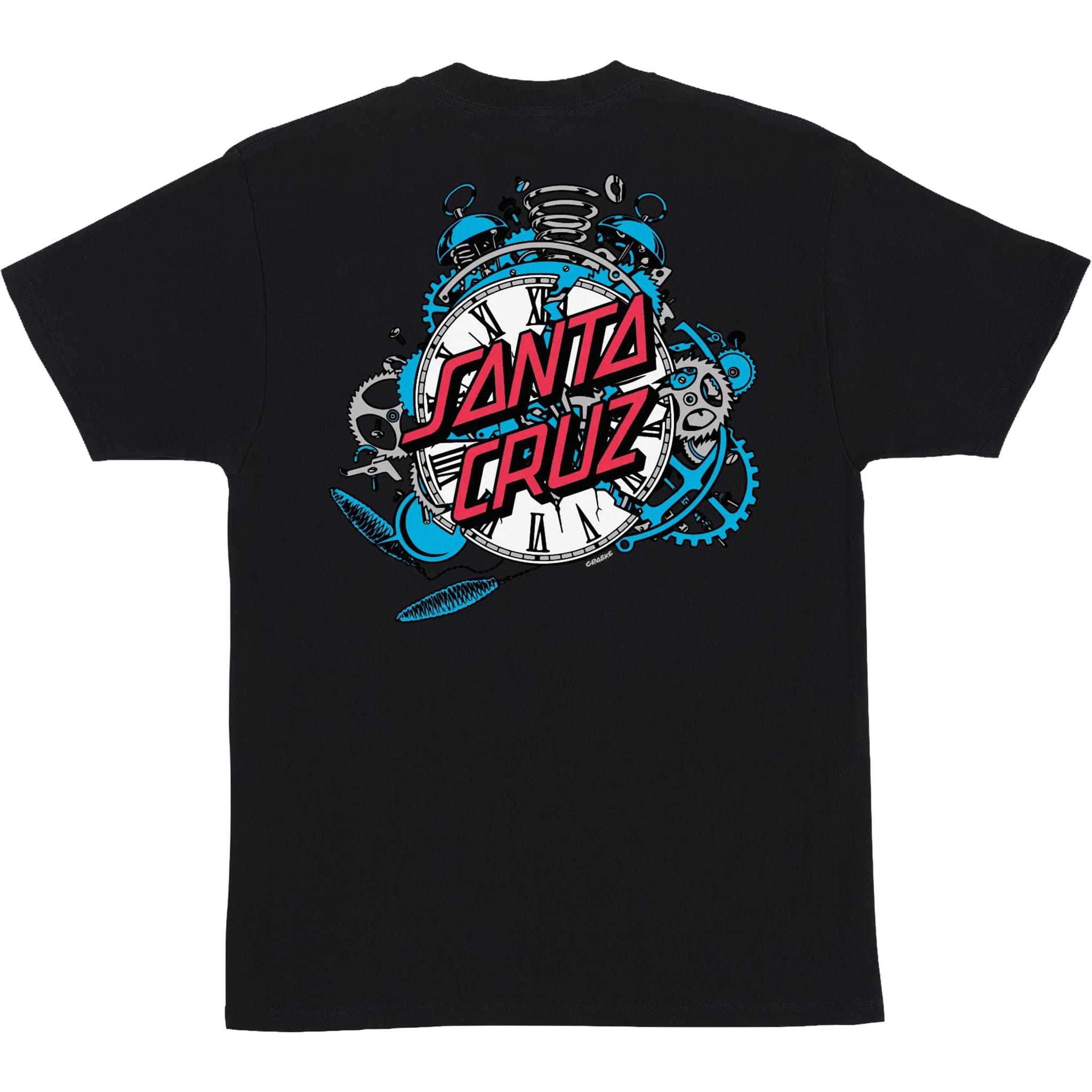 Santa Cruz Grabke Exploding Dot T-Shirt Black T Shirt