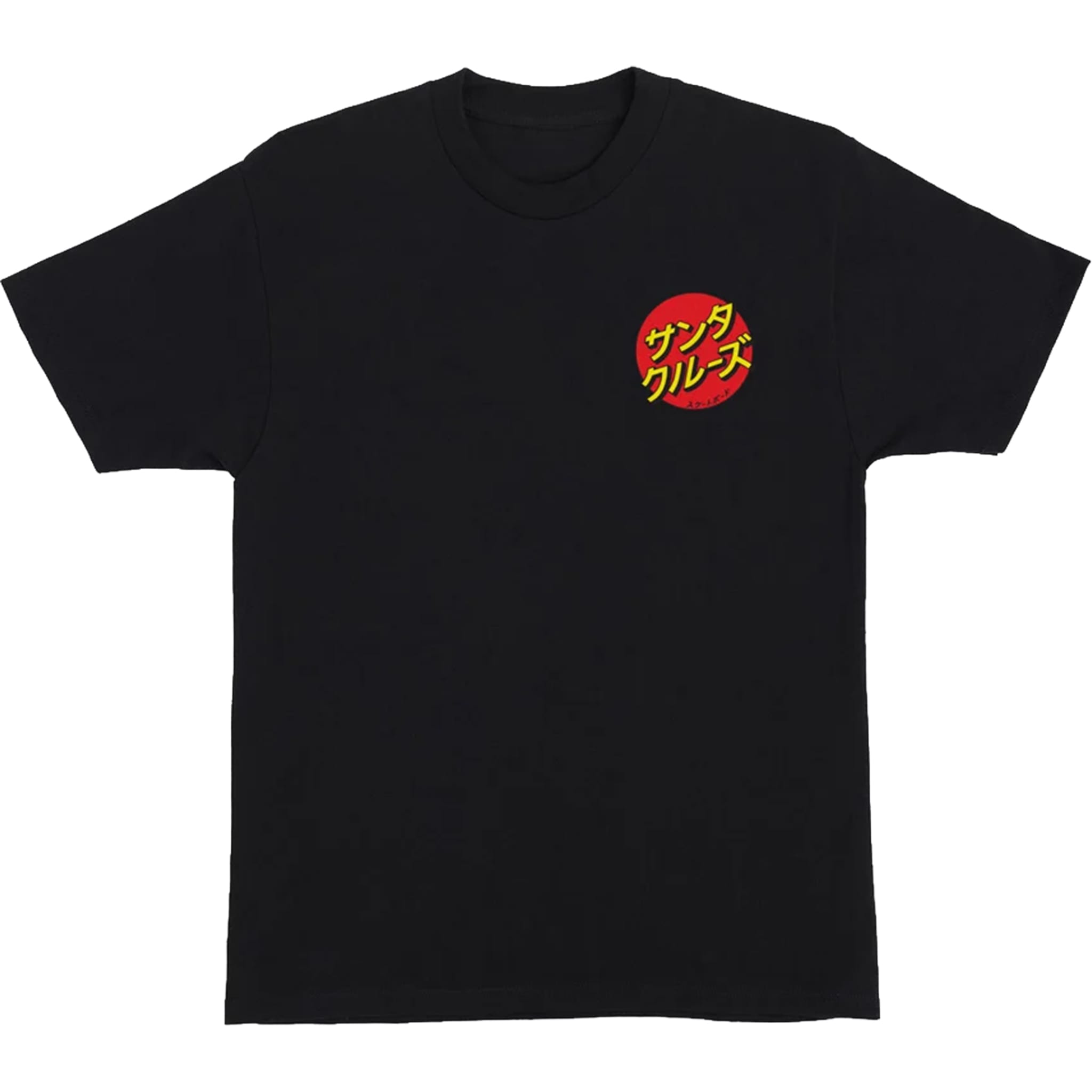 Santa Cruz Katakana Dot T-Shirt Black T Shirt