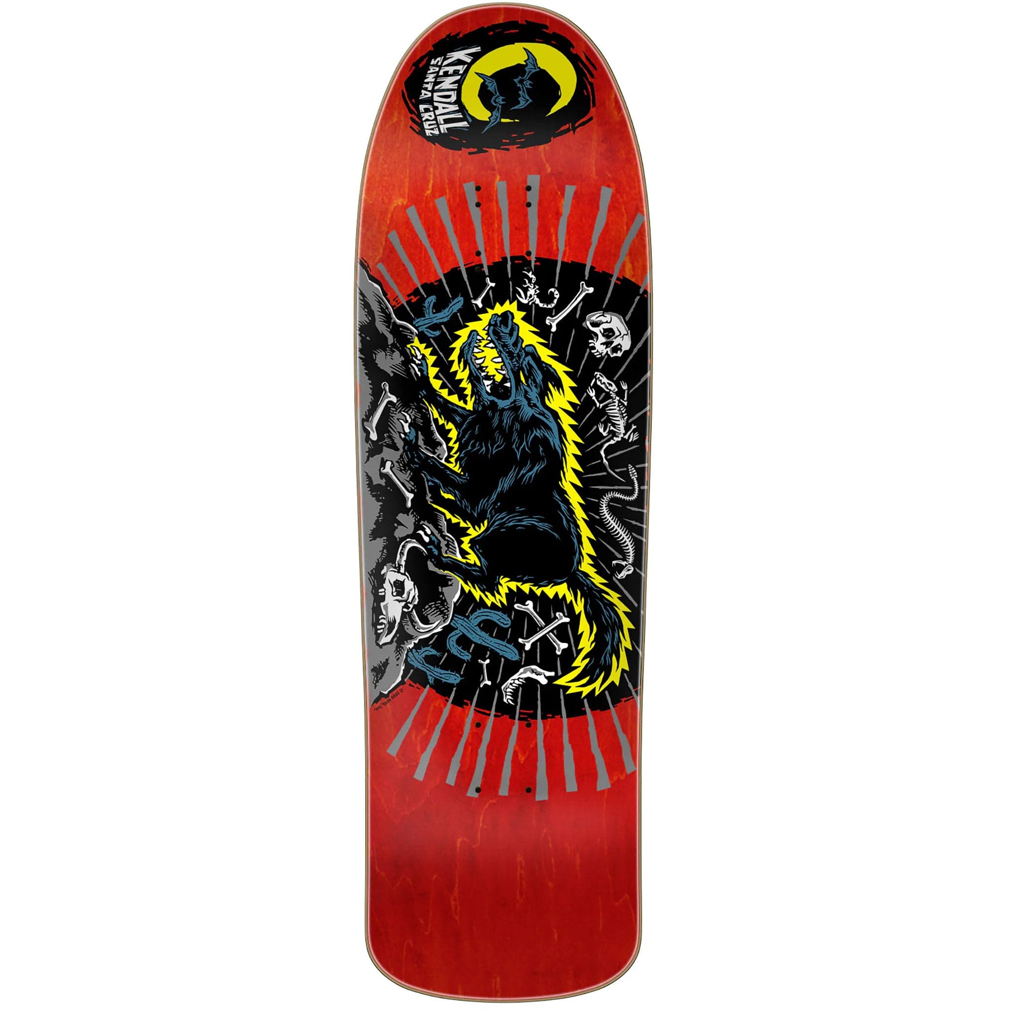 Santa Cruz Kendall Wolf Reissue 9.28" Skateboard Deck Skateboard