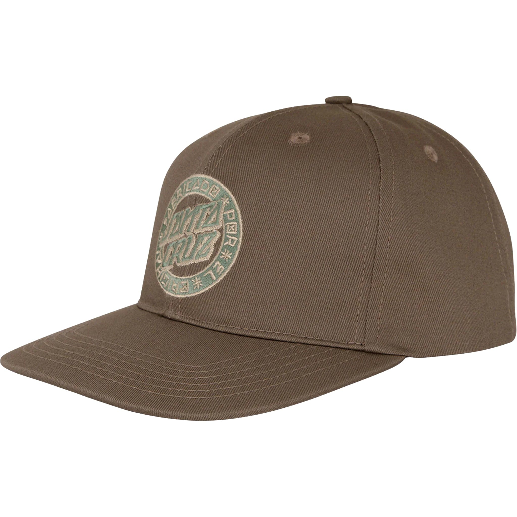 Santa Cruz Loco Dot Snapback Hat Saddle Hats