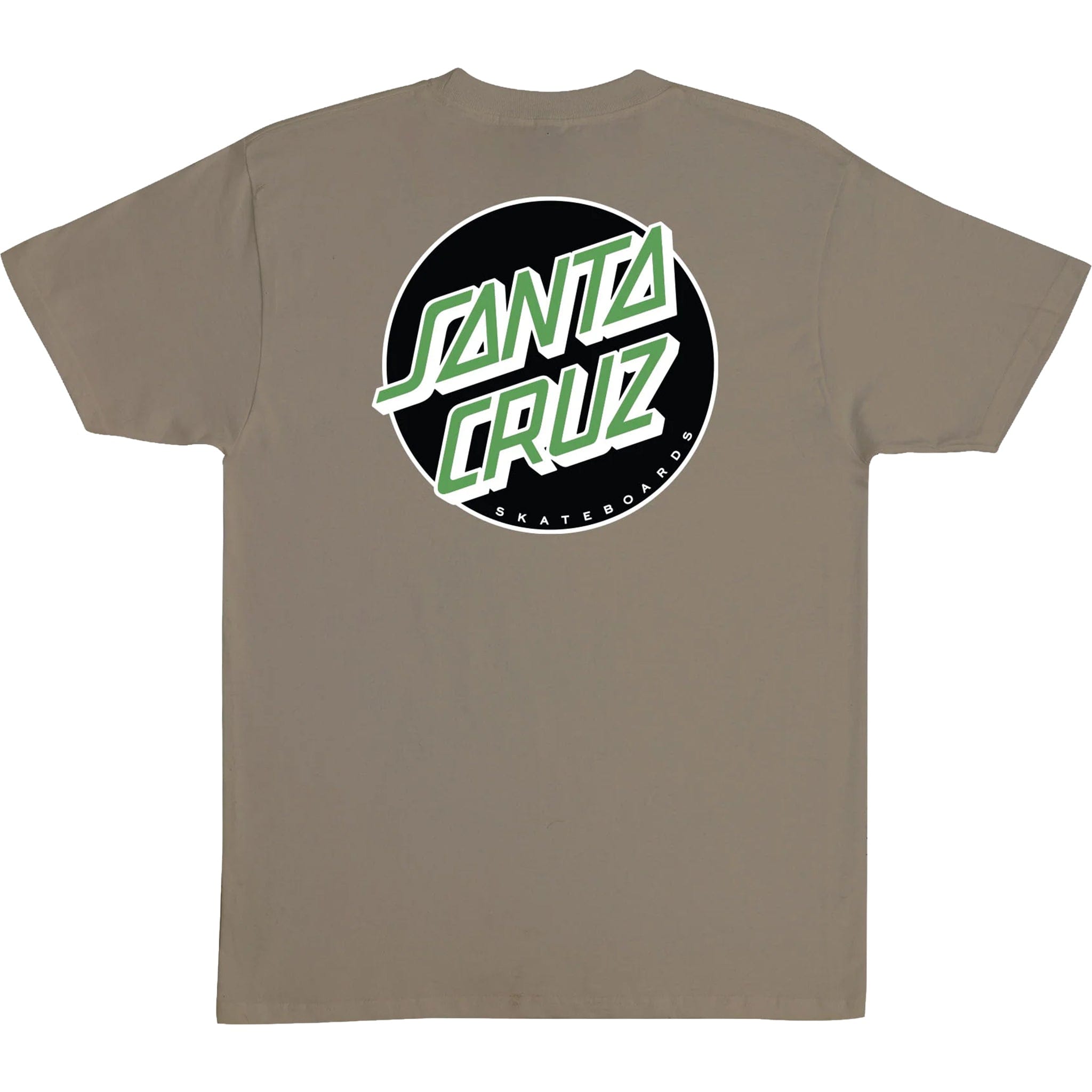 Santa Cruz Other Dot T-Shirt Prairie Dust Black Green T Shirt