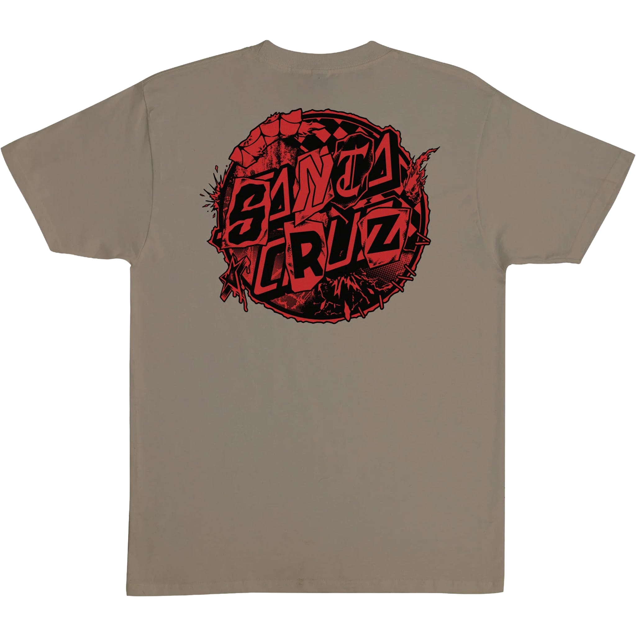 Santa Cruz Pay Off Dot T-Shirt Prairie Dust T Shirt