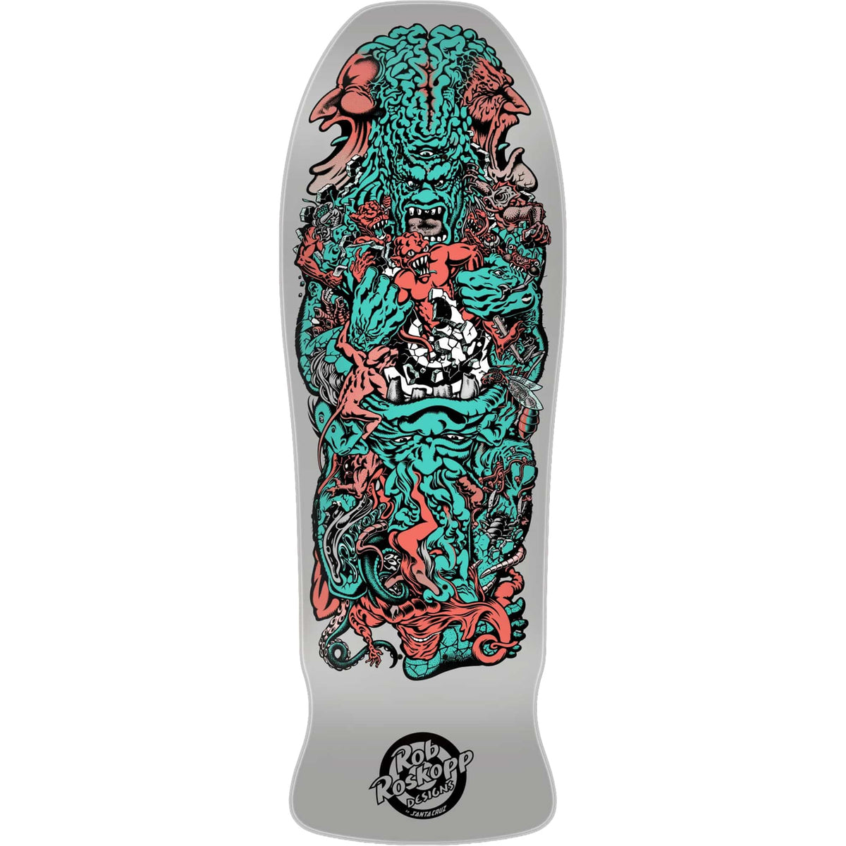Santa Cruz Roskopp Five Reissue Skateboard Deck 10.22" Skateboard