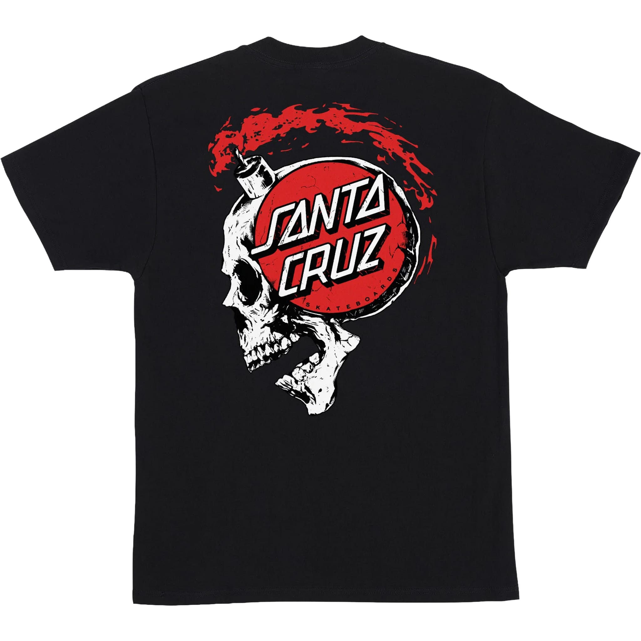 Santa Cruz Short Fuse T-Shirt Black T Shirt