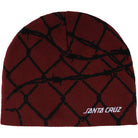 Santa Cruz Spot Chain Beanie Maroon Beanie