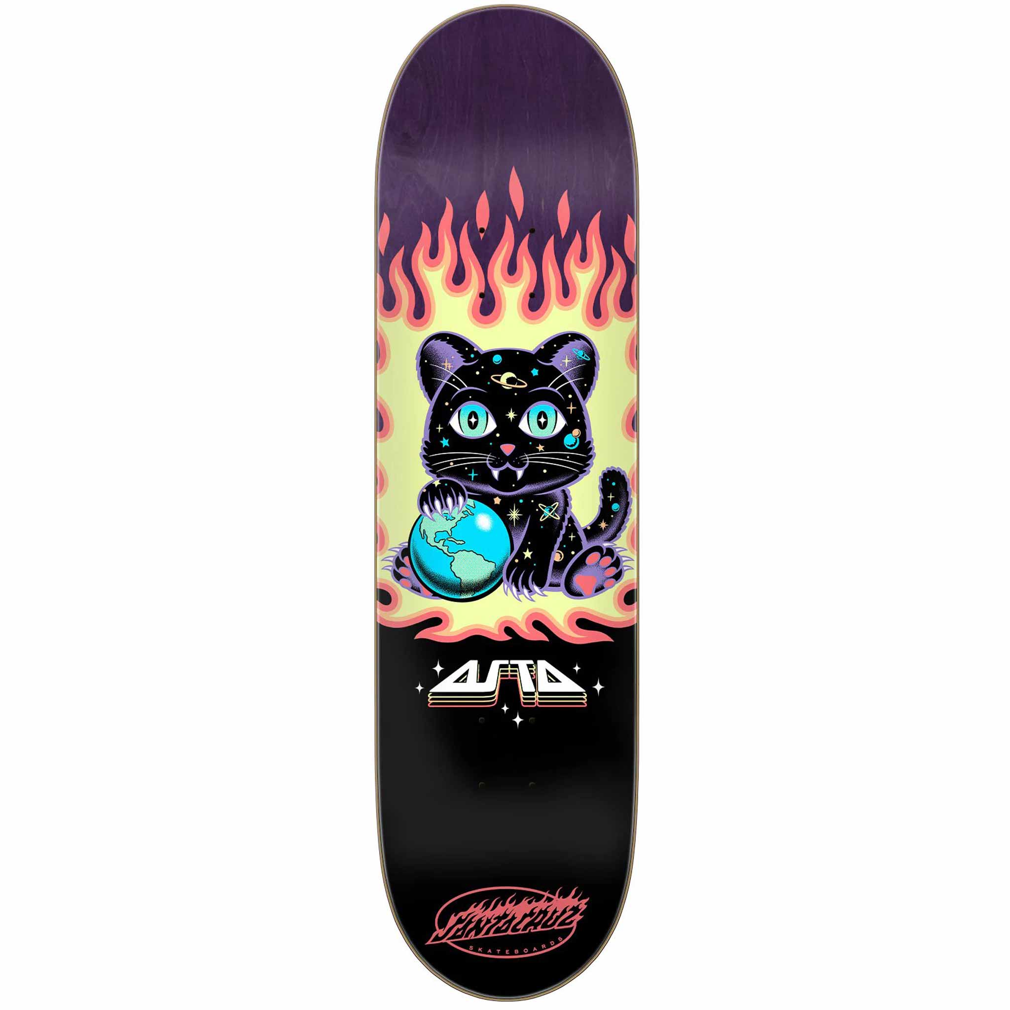 Santa Cruz VX Asta Space Kitten 8" Skateboard Deck Skateboard