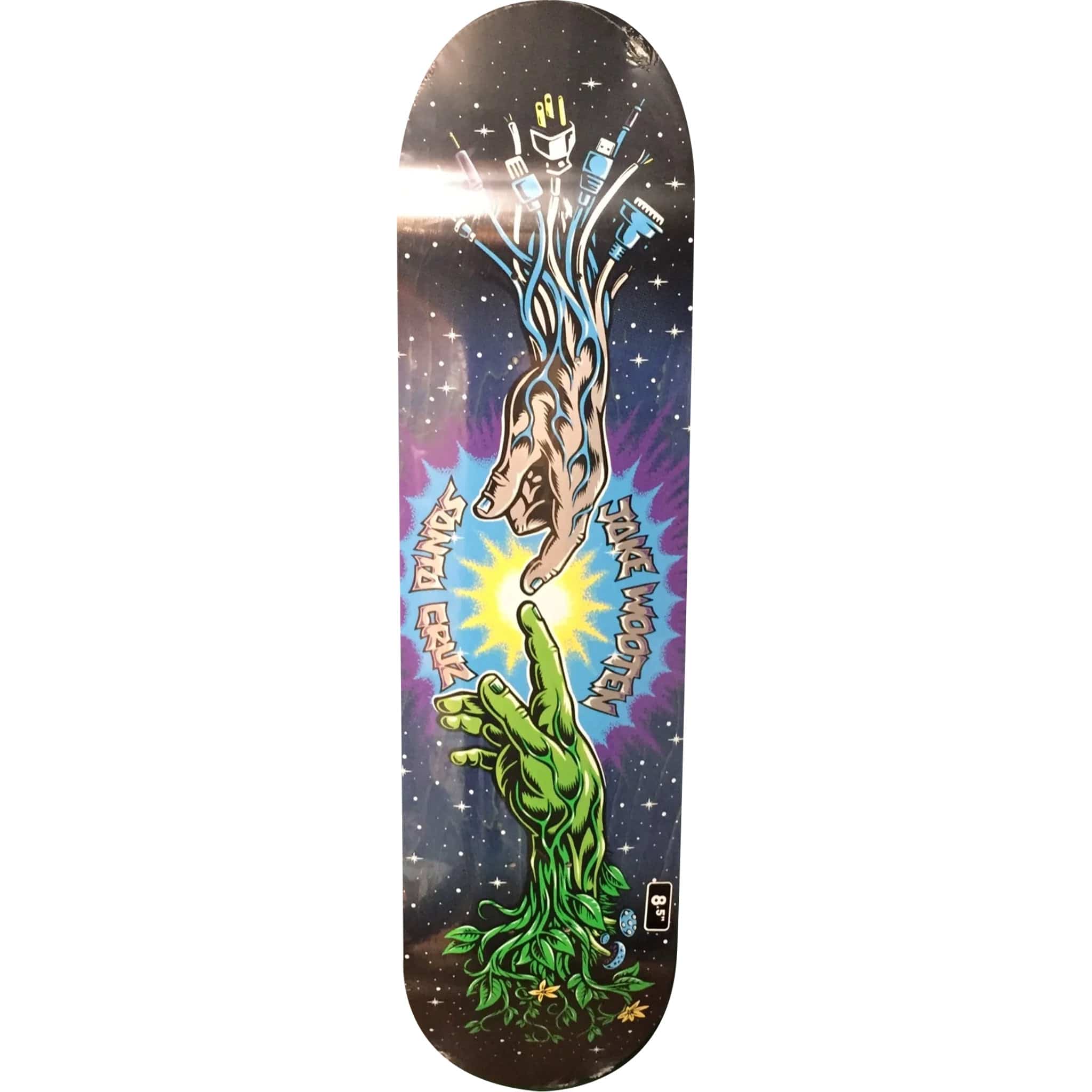 Santa Cruz Wooten Contact 8.5" Skateboard Deck Skateboard