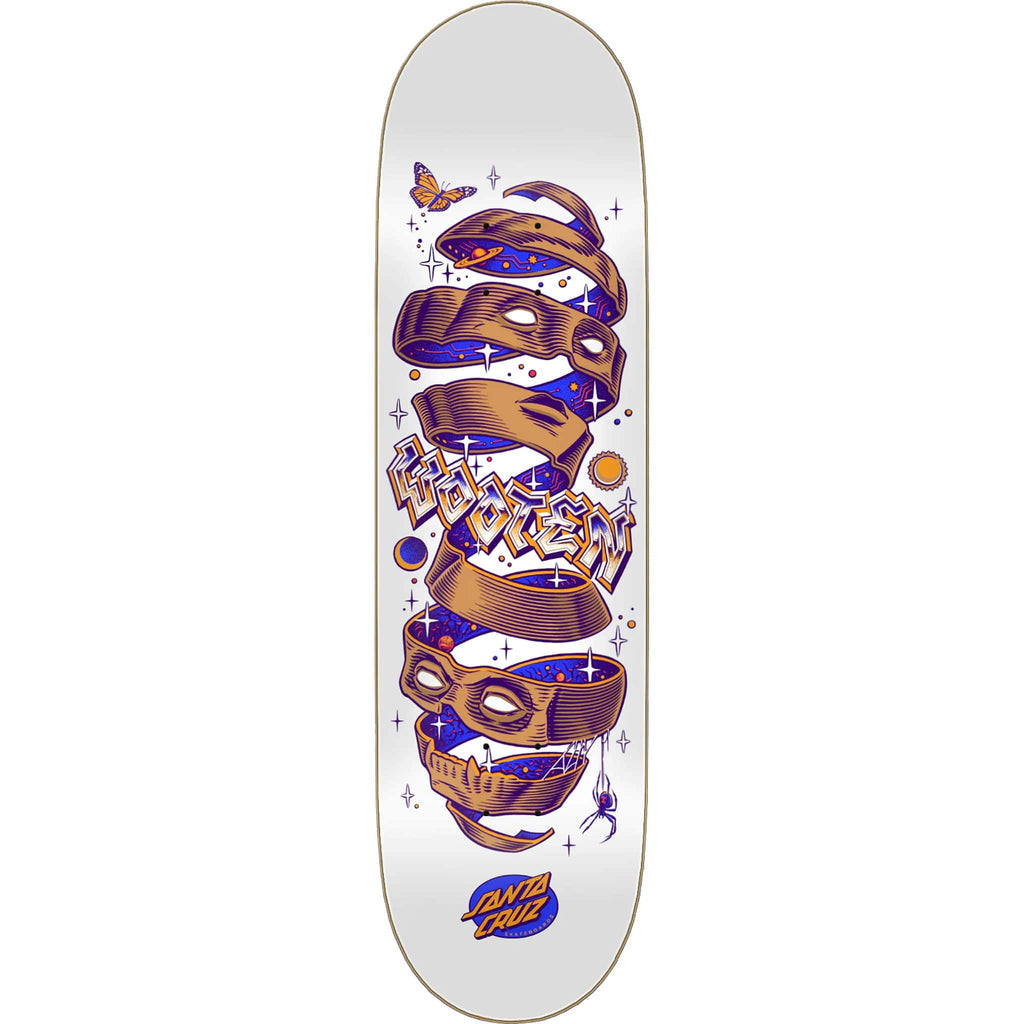 Santa Cruz Wooten Unwound VX 8.5" Skateboard Deck Skateboard