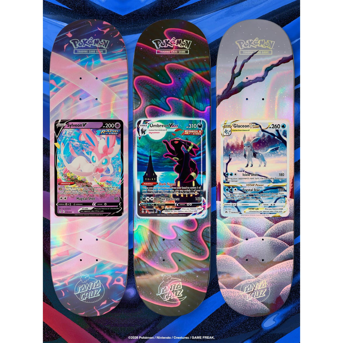 Santa Cruz x Pokémon TCG Blind Bag Deck 8" Skateboard