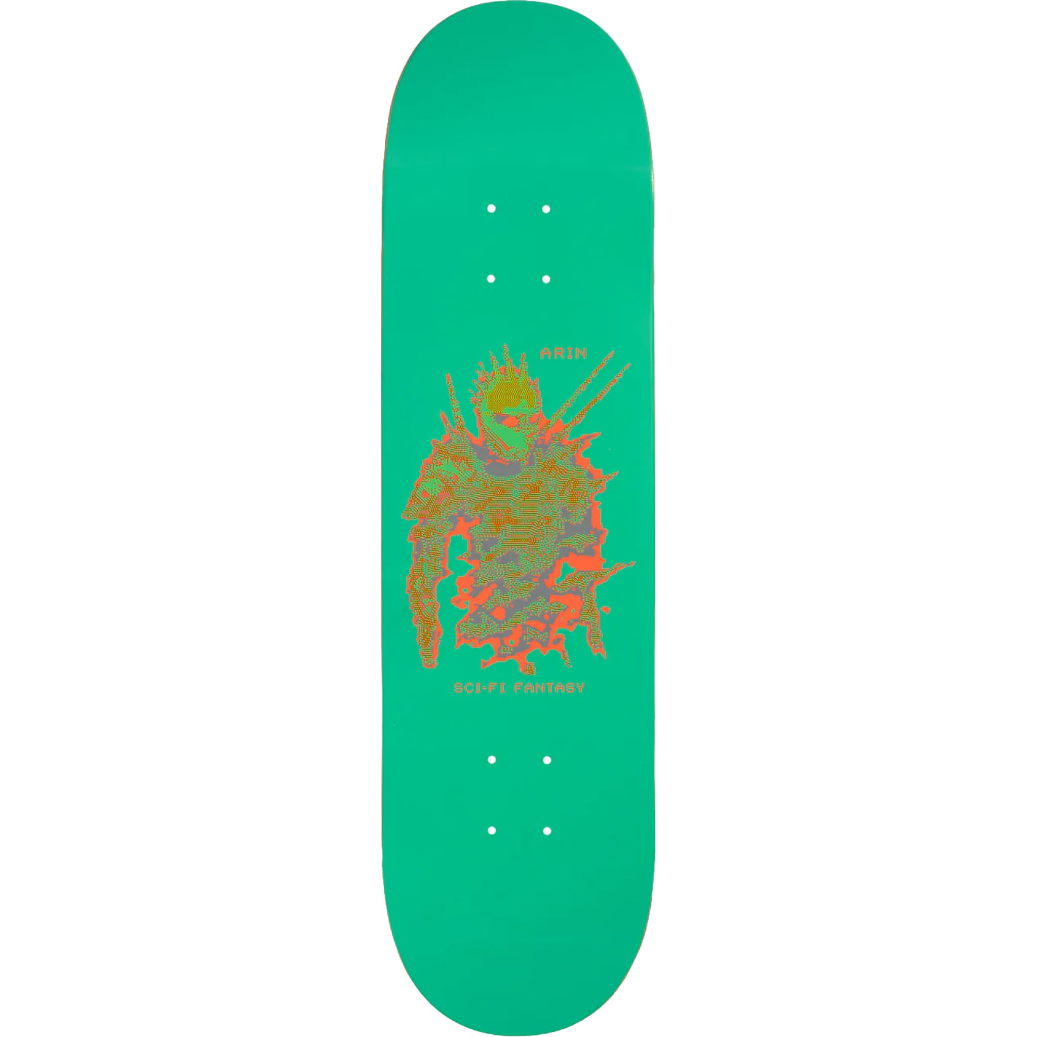 Sci-Fi Fantasy Arin Lester Digital Knight Skateboard Deck 8.25" Skateboard