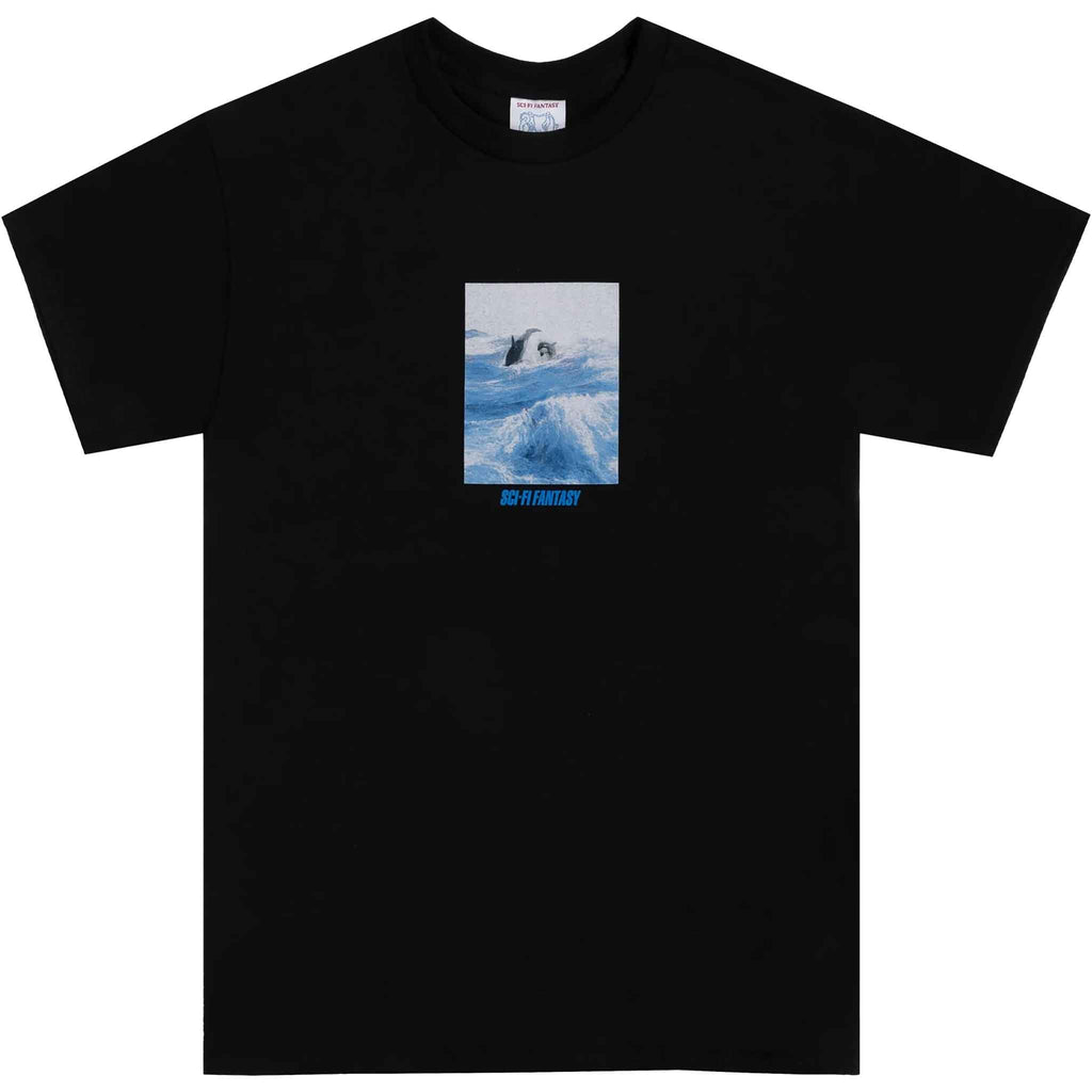 Sci-Fi Fantasy Killer Whale Tee Black T Shirt