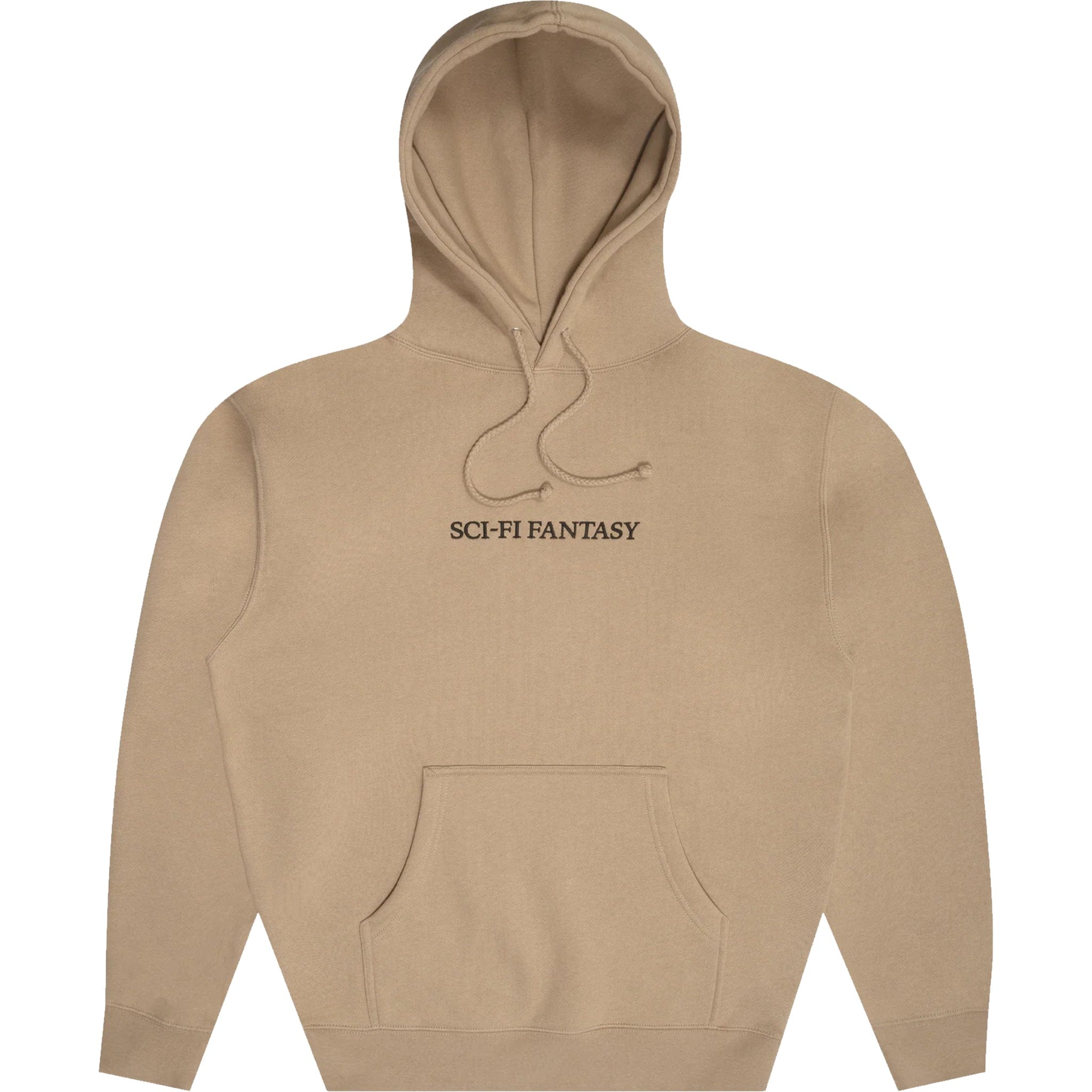 Sci-Fi Fantasy Logo Hoodie Stone Sweatshirts