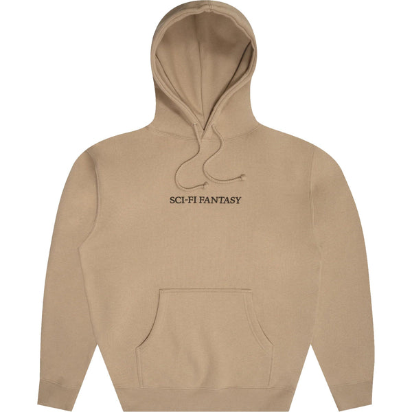 Sci-Fi Fantasy Logo Hoodie Stone Sweatshirts