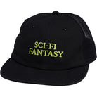 Sci-Fi Fantasy Logo Mesh Snapback Hat Black Hats