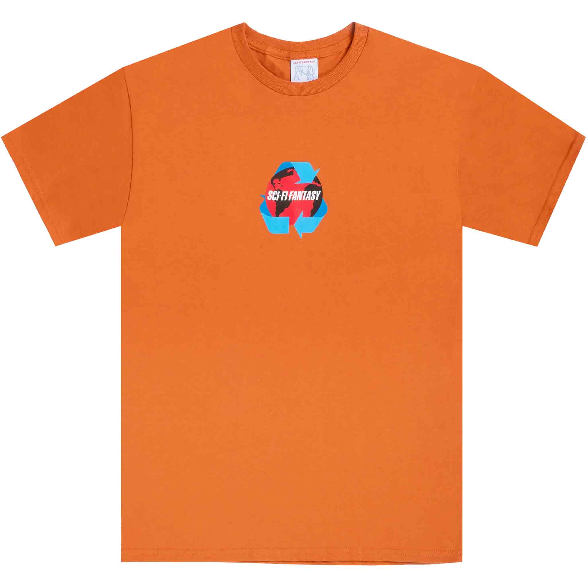 Sci-Fi Fantasy Recycle Tee Orange T Shirt