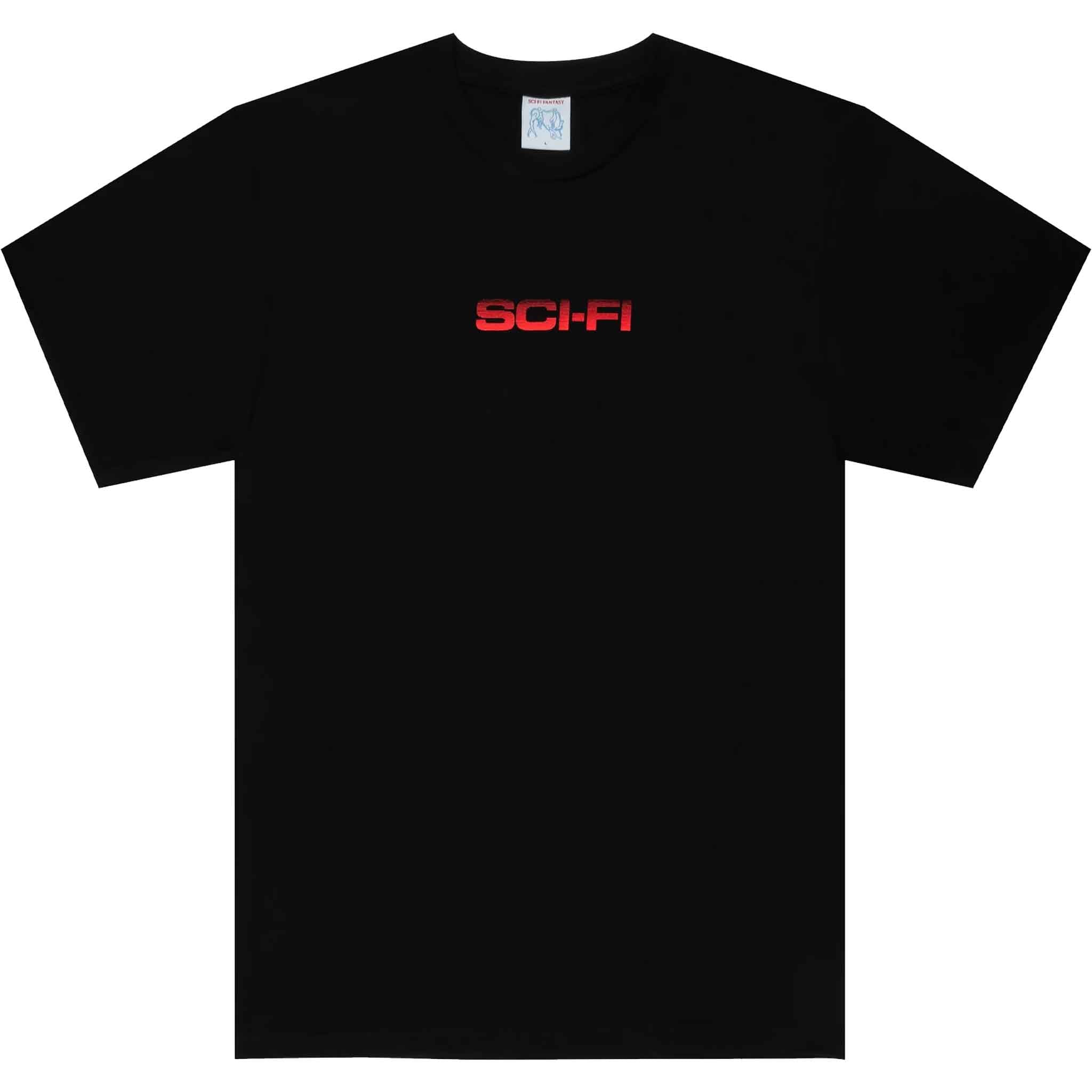 Sci-Fi Fantasy Slide Tee Black T Shirt