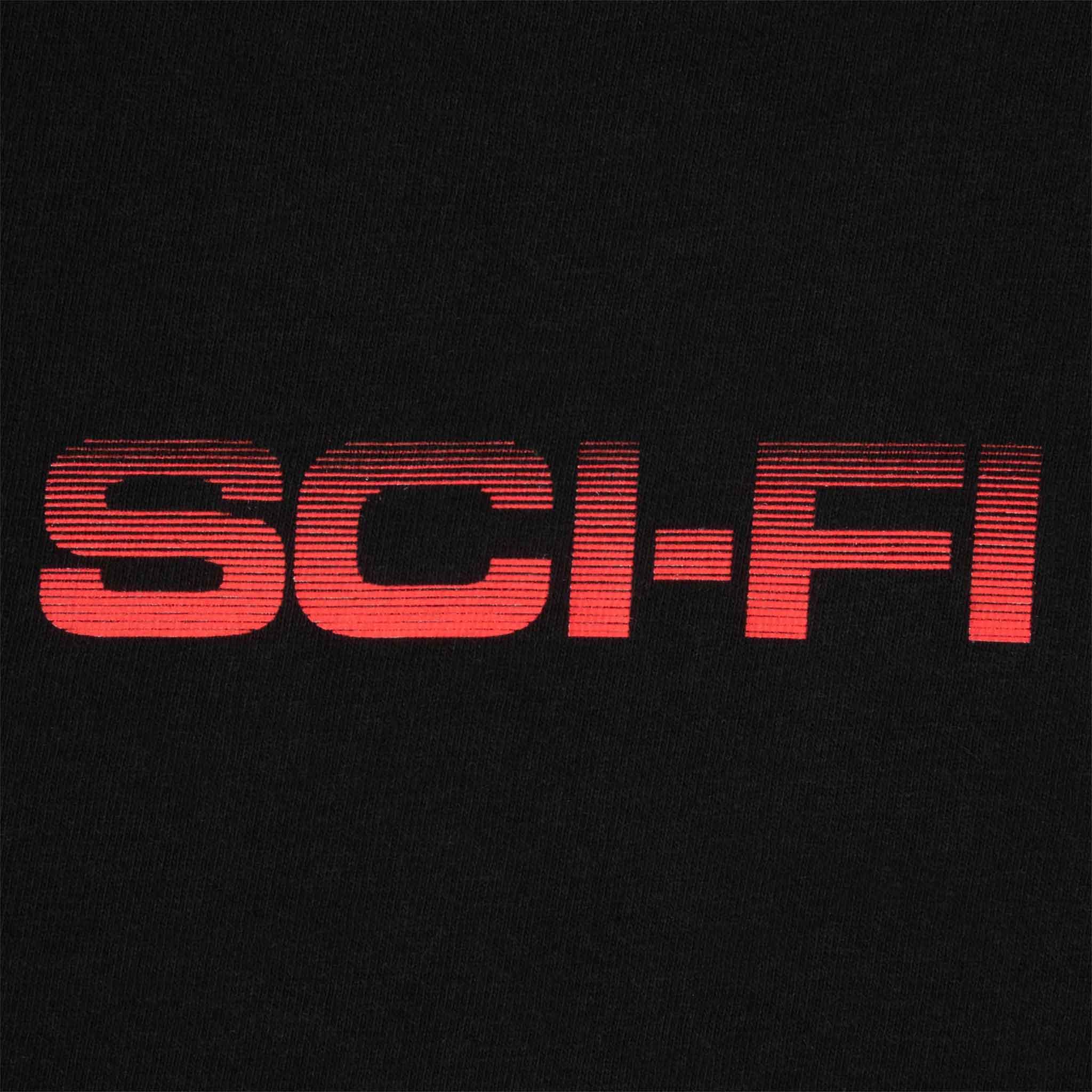 Sci-Fi Fantasy Slide Tee Black T Shirt