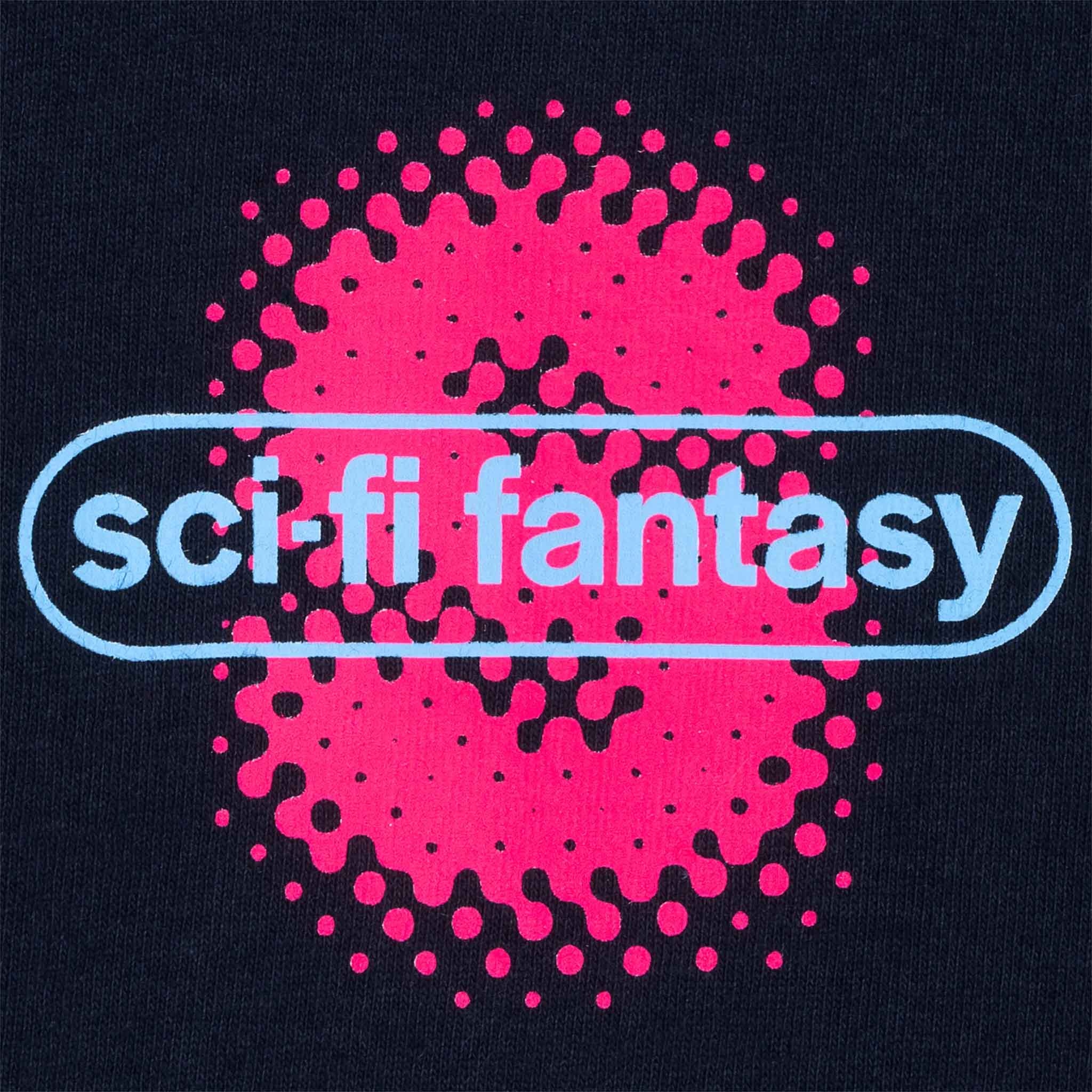 Sci-Fi Fantasy Spotty Tee Black T Shirt