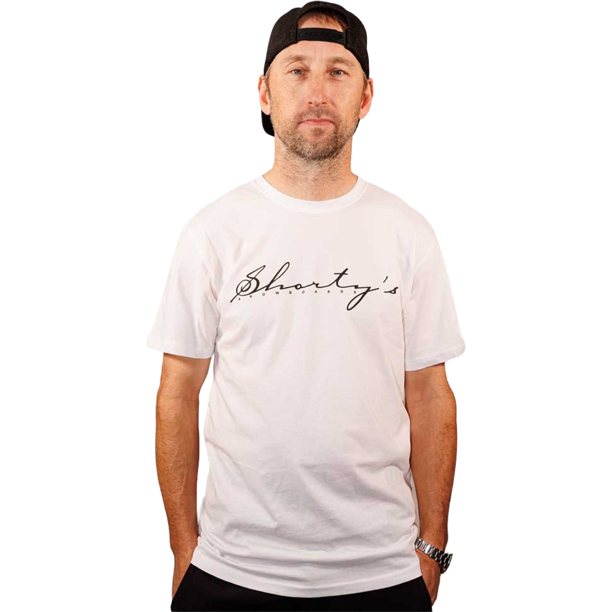Shorty's Script Tee White T Shirts