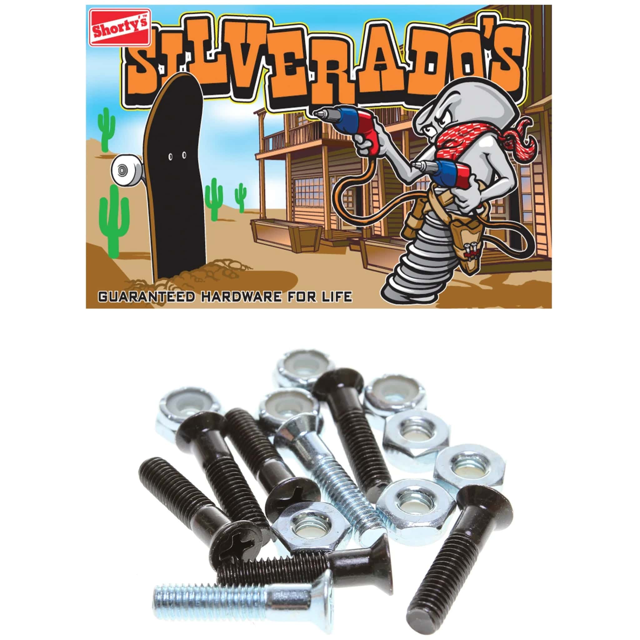 Shorty's Silverados Phillips Hardware 7/8" Skateboard Accessories