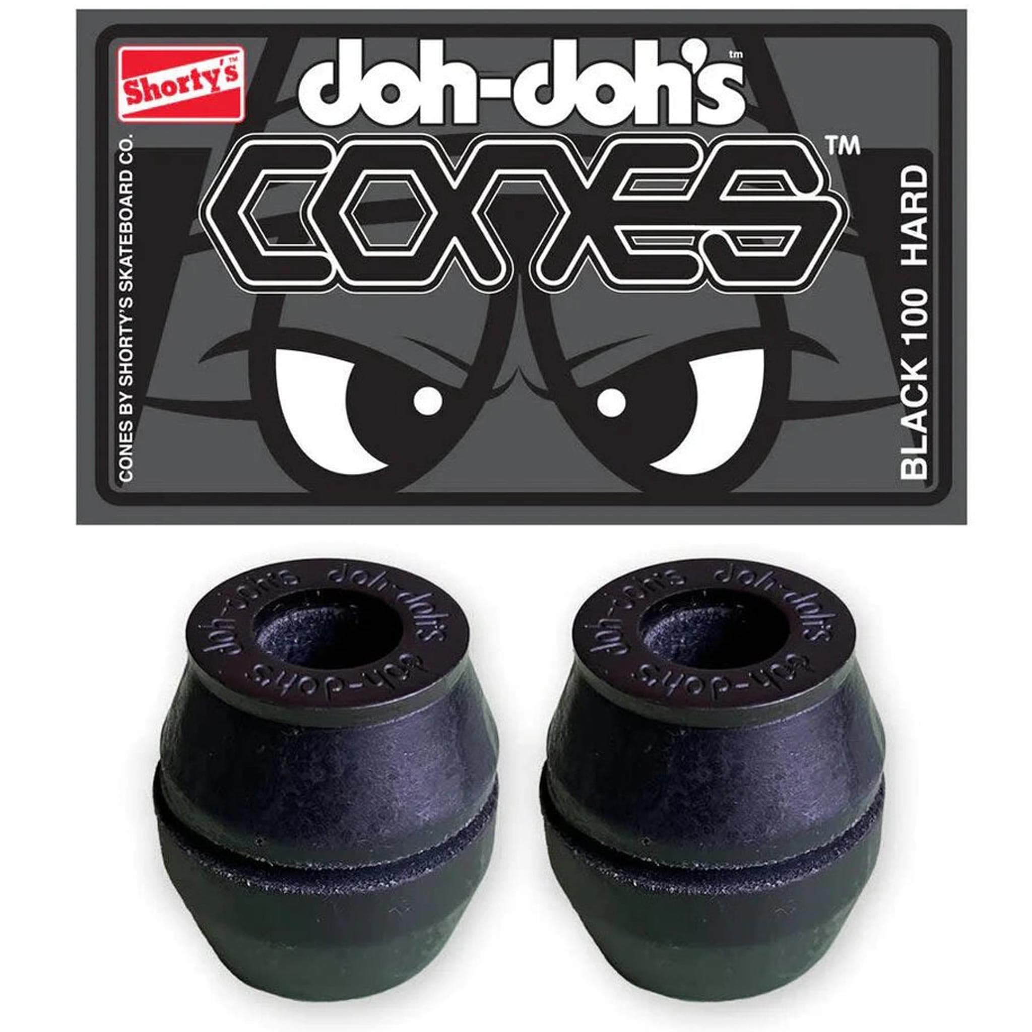 Shortys Cones Bushing 100a Hardest Black Accessories