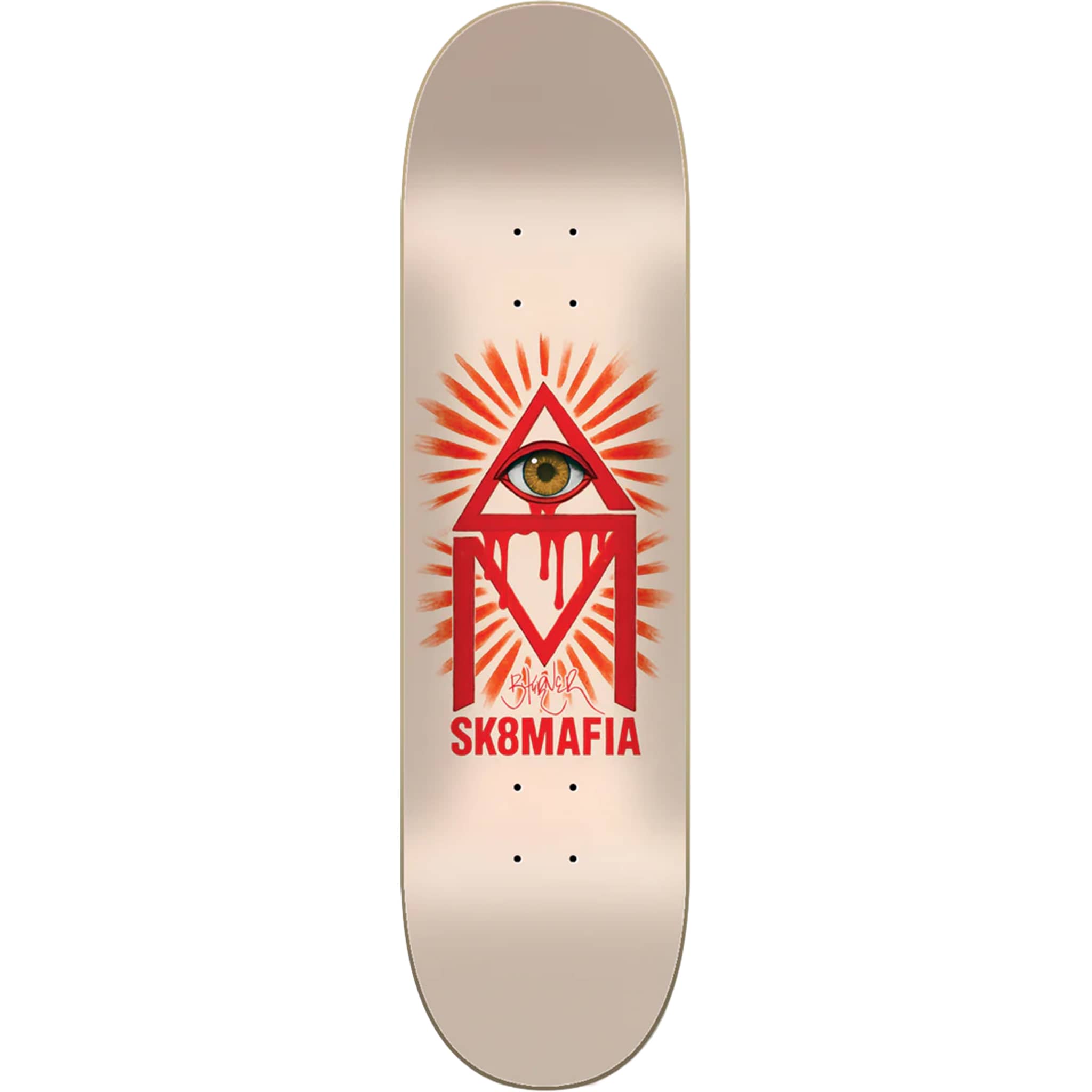 SK8MAFIA Eye Yes Turner Skateboard Deck 8.1" Skateboard