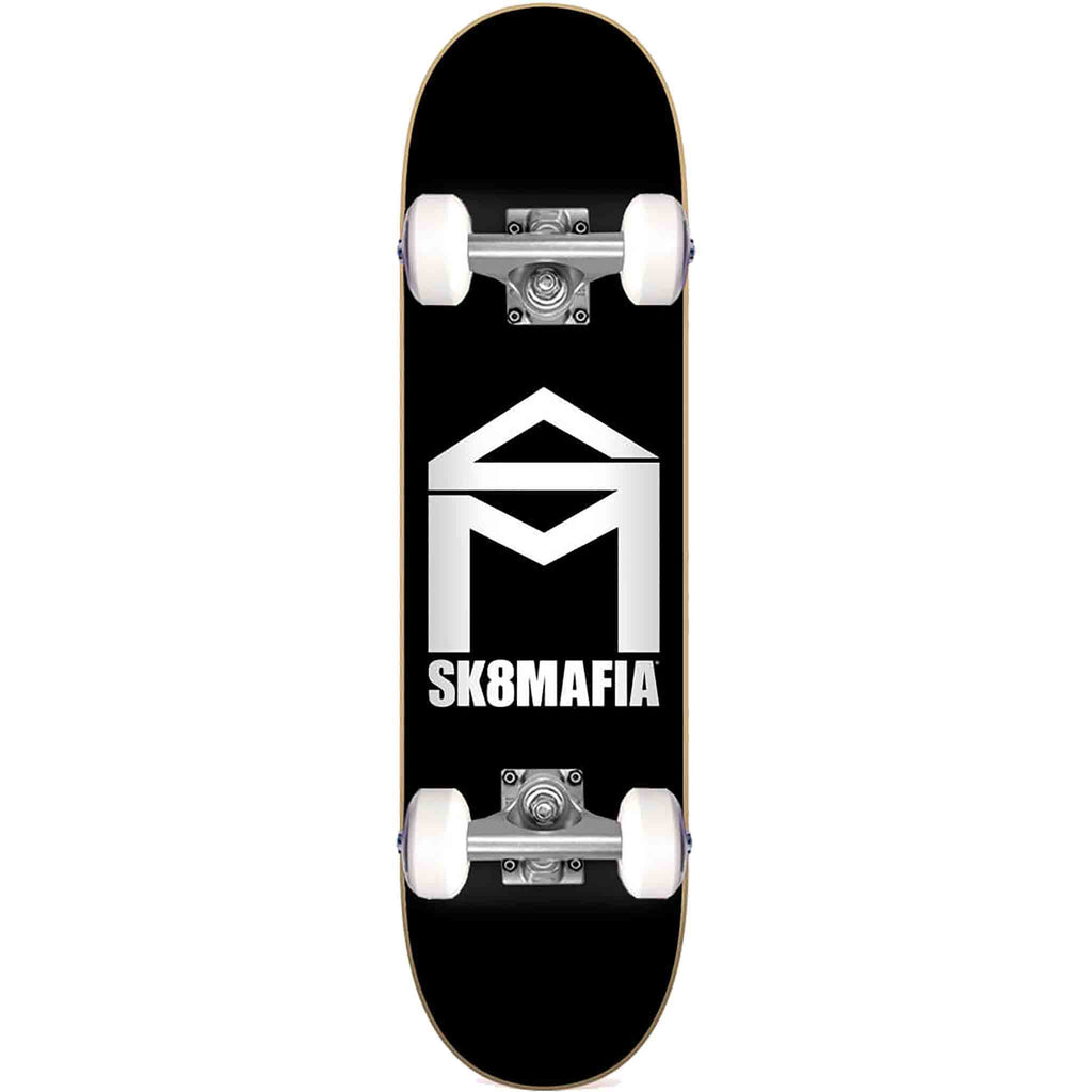 Sk8mafia House Logo Black 6" Micro Skateboard Complete Skateboard Complete