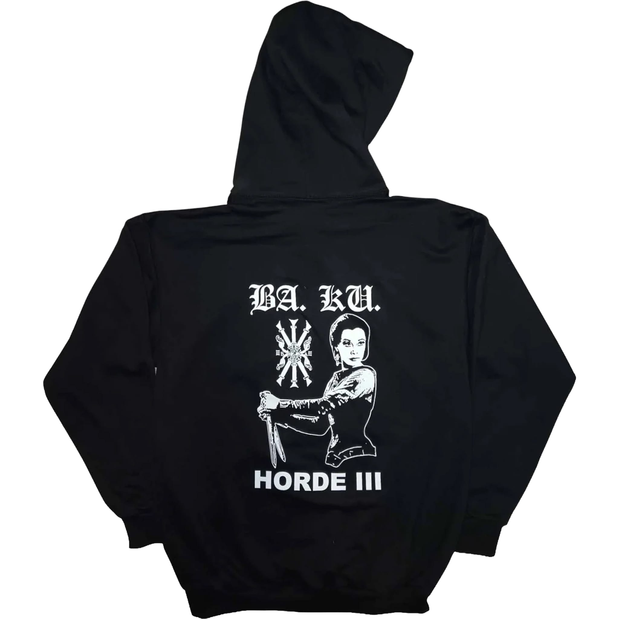 Skull Skates BA. KU. Horde III Patch Hoodie Black Sweatshirts