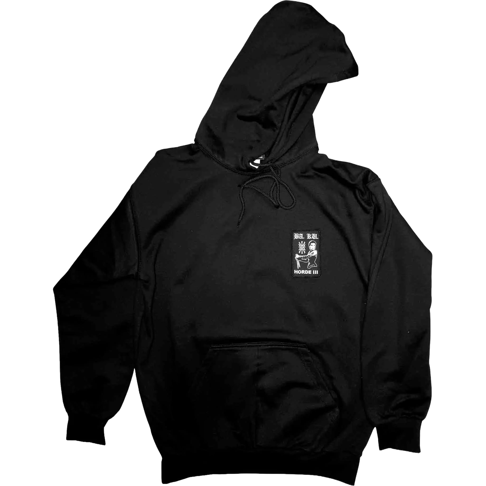 Skull Skates BA. KU. Horde III Patch Hoodie Black Sweatshirts