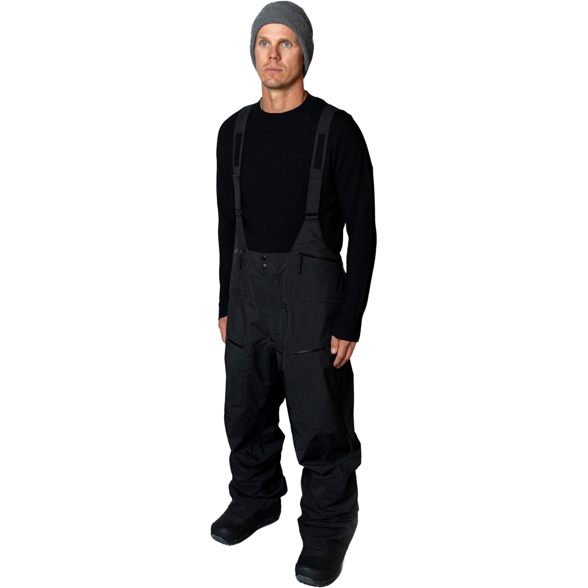 Skyline Faze 3L Bib Pant Cat Black Mens Snowboard Pants