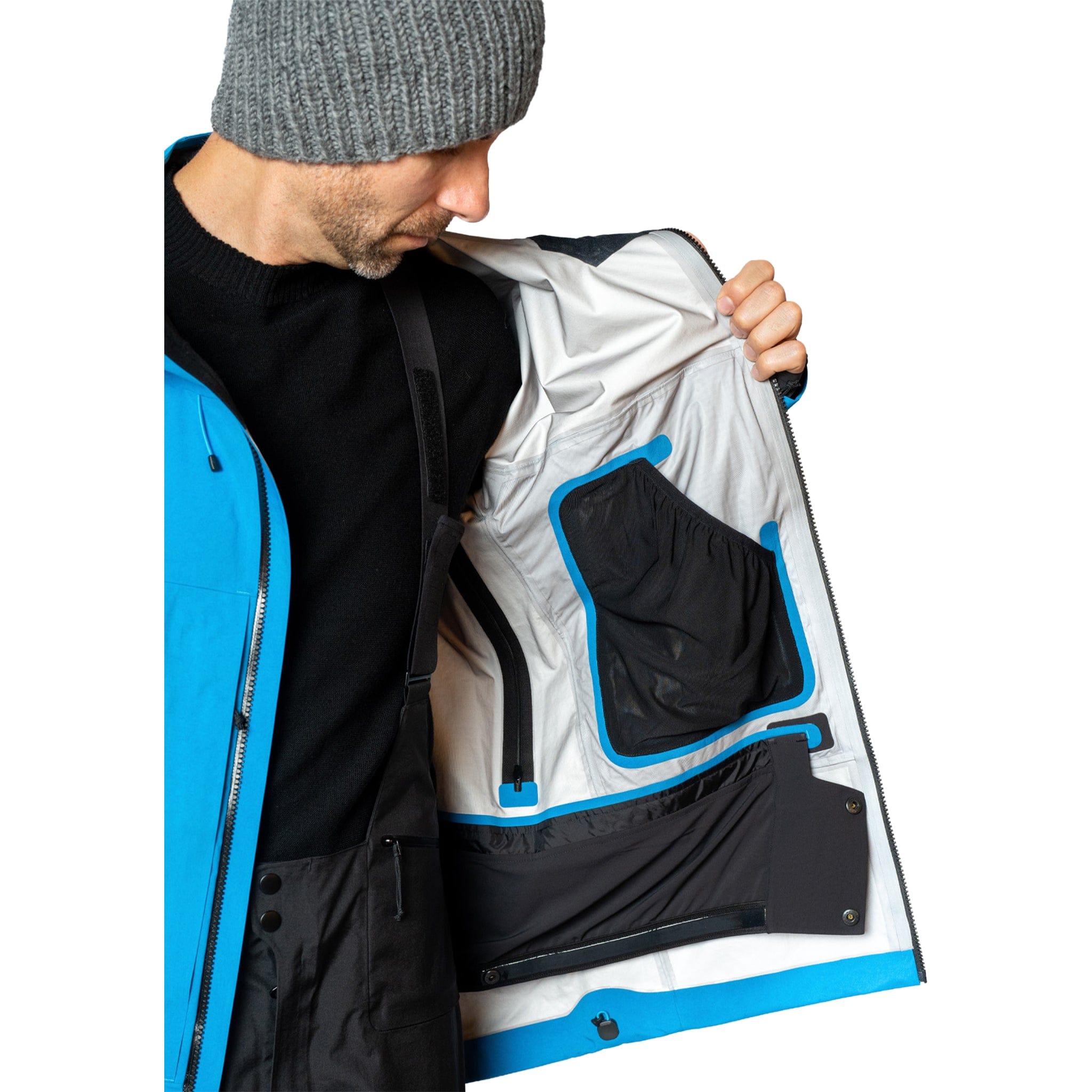 Skyline Fuse 3L Guide Jacket Martini Mens Snowboard Coat