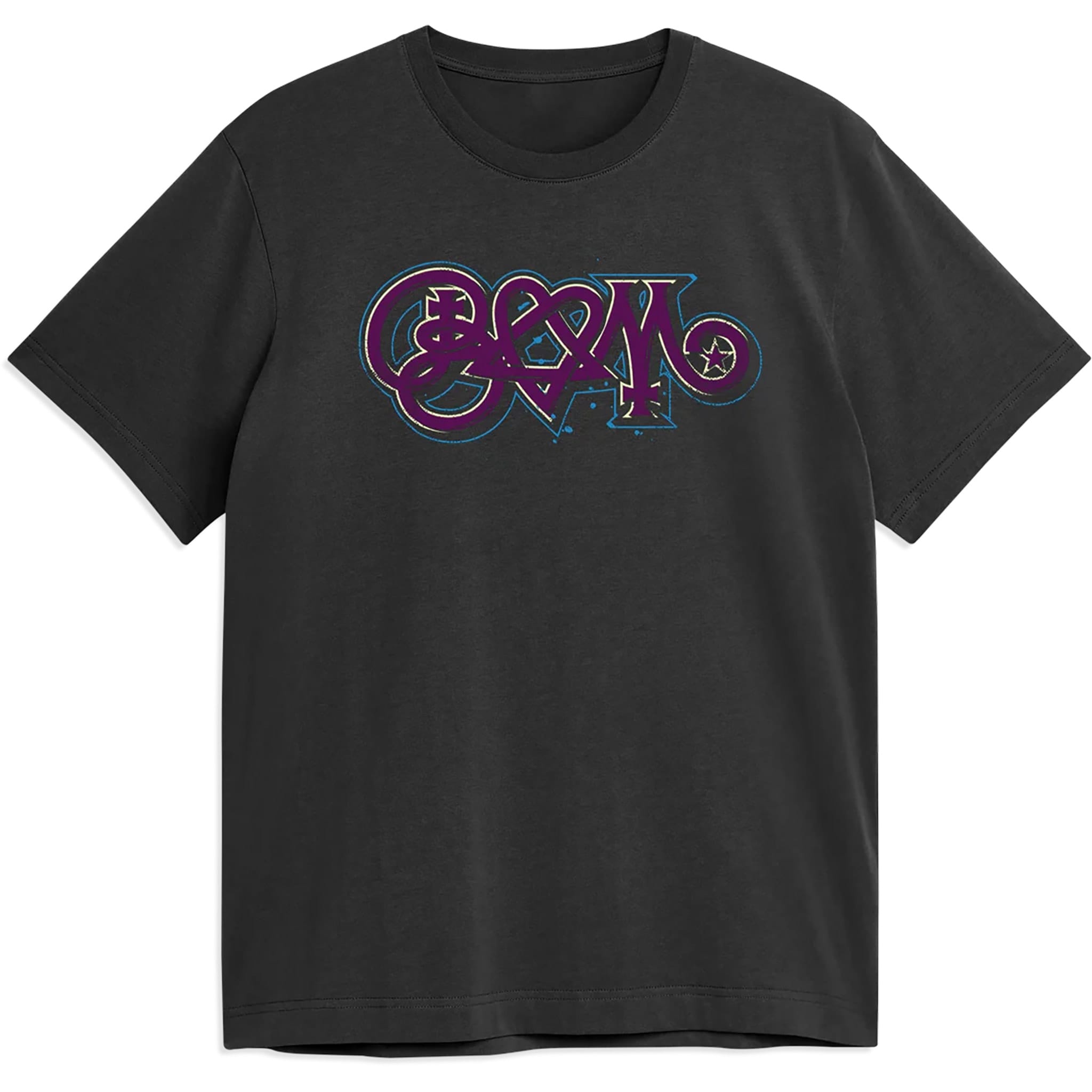 Slappy Bam Dye Tee Black T-Shirt