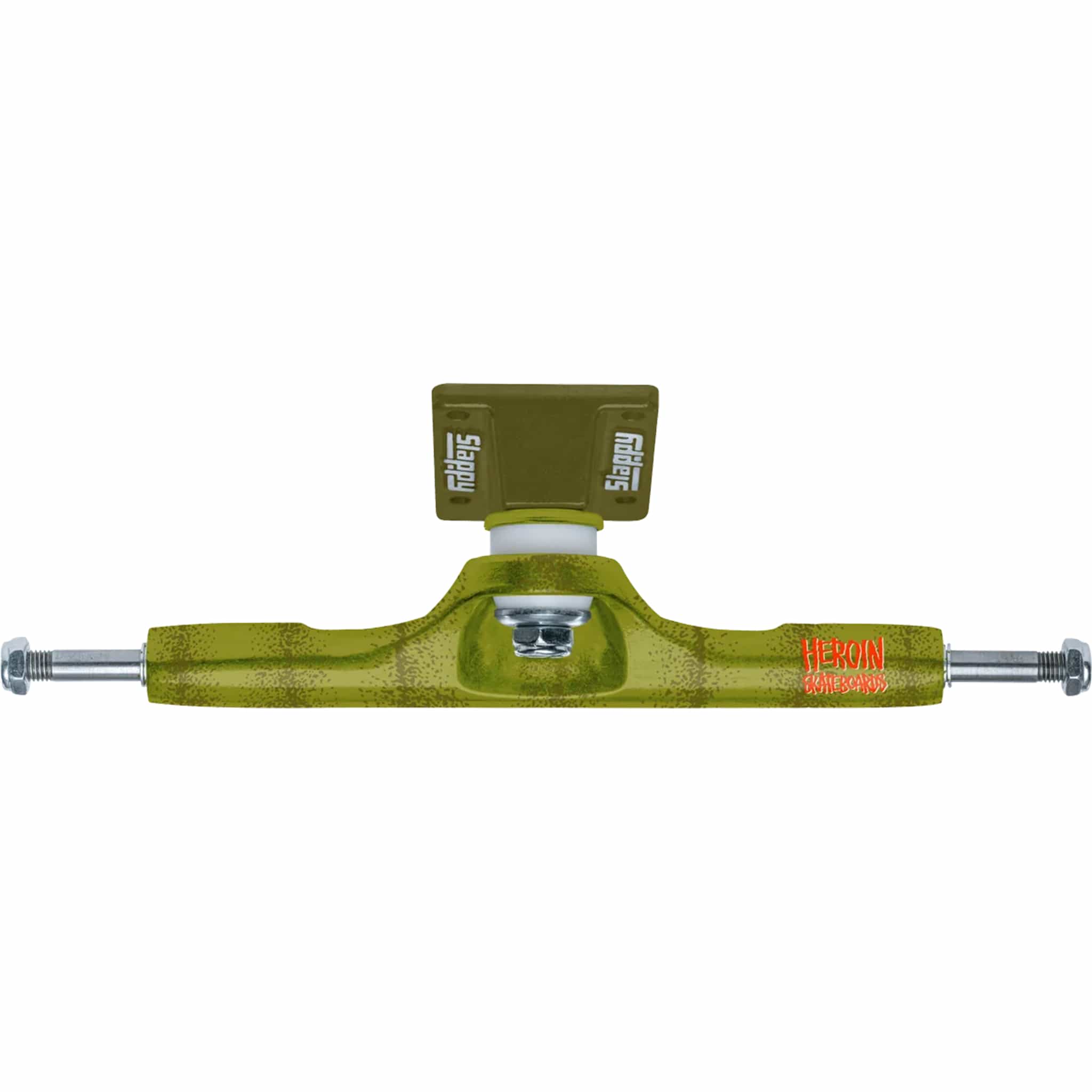 Slappy ST1 Hollow Pickle Green Skateboard Trucks 9.5" Skateboard Trucks