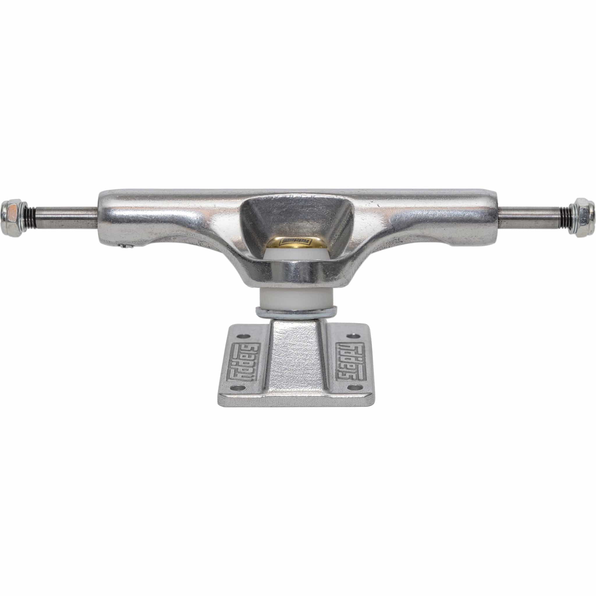 Slappy ST1 Inverted Hollow Lights Ultra Low Kingpin Skateboard Trucks Polished Gold 8" Skateboard Trucks
