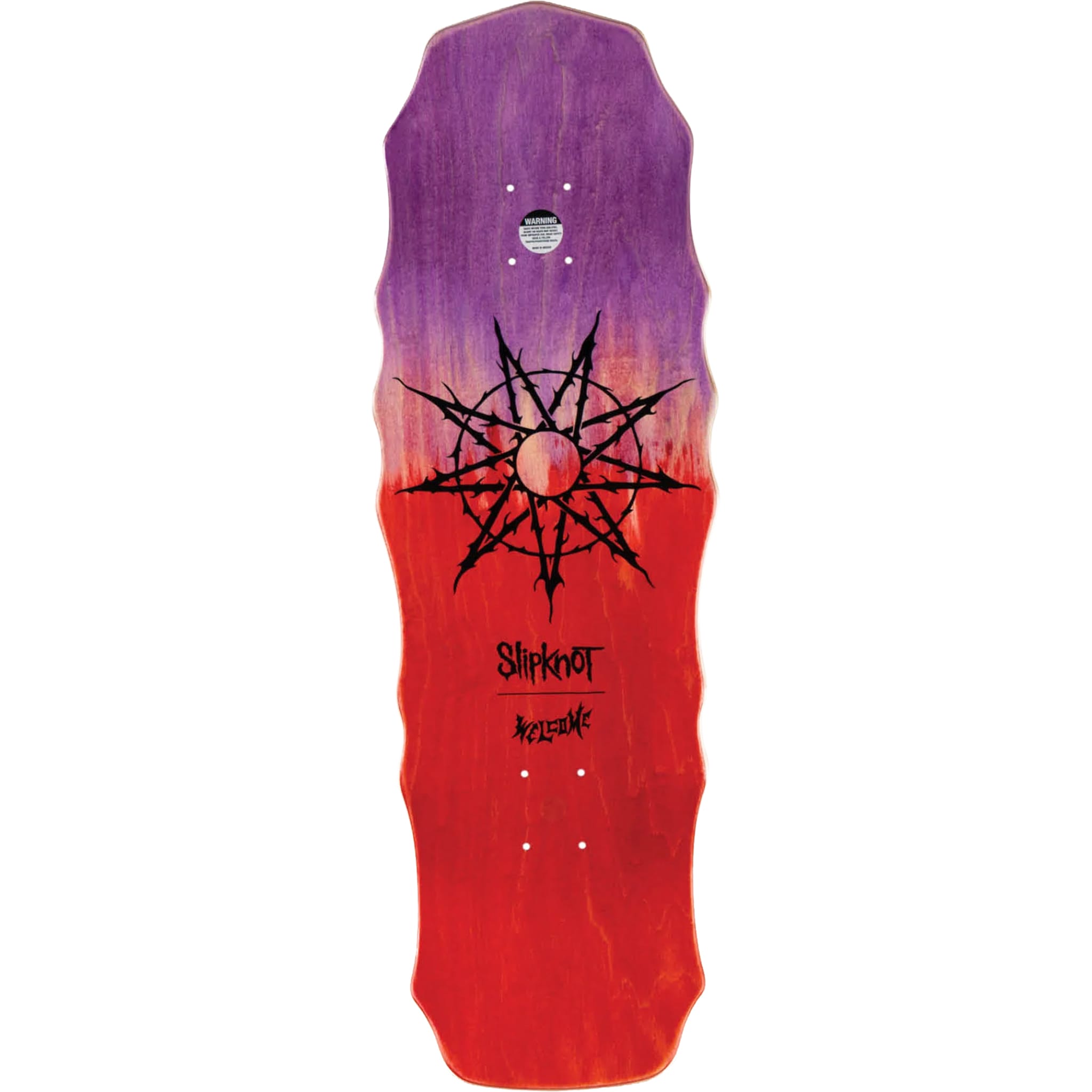 Slipknot X Welcome Tribal S on Widow Skateboard Deck 10" Skateboard
