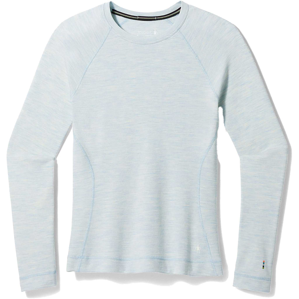 Smartwool Womens Classic Thermal Merino Base Layer Long Sleeve Grey Winter Sky Womens Thermal