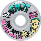 Snot Dead Dave Wide Boys 101a 52mm Skateboard Wheels Clear Skateboard Wheels