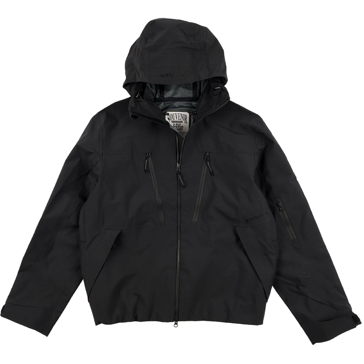 Souvenir 3 Ply Ripstop Jacket Black 2027 Mens Snowboard Jackets