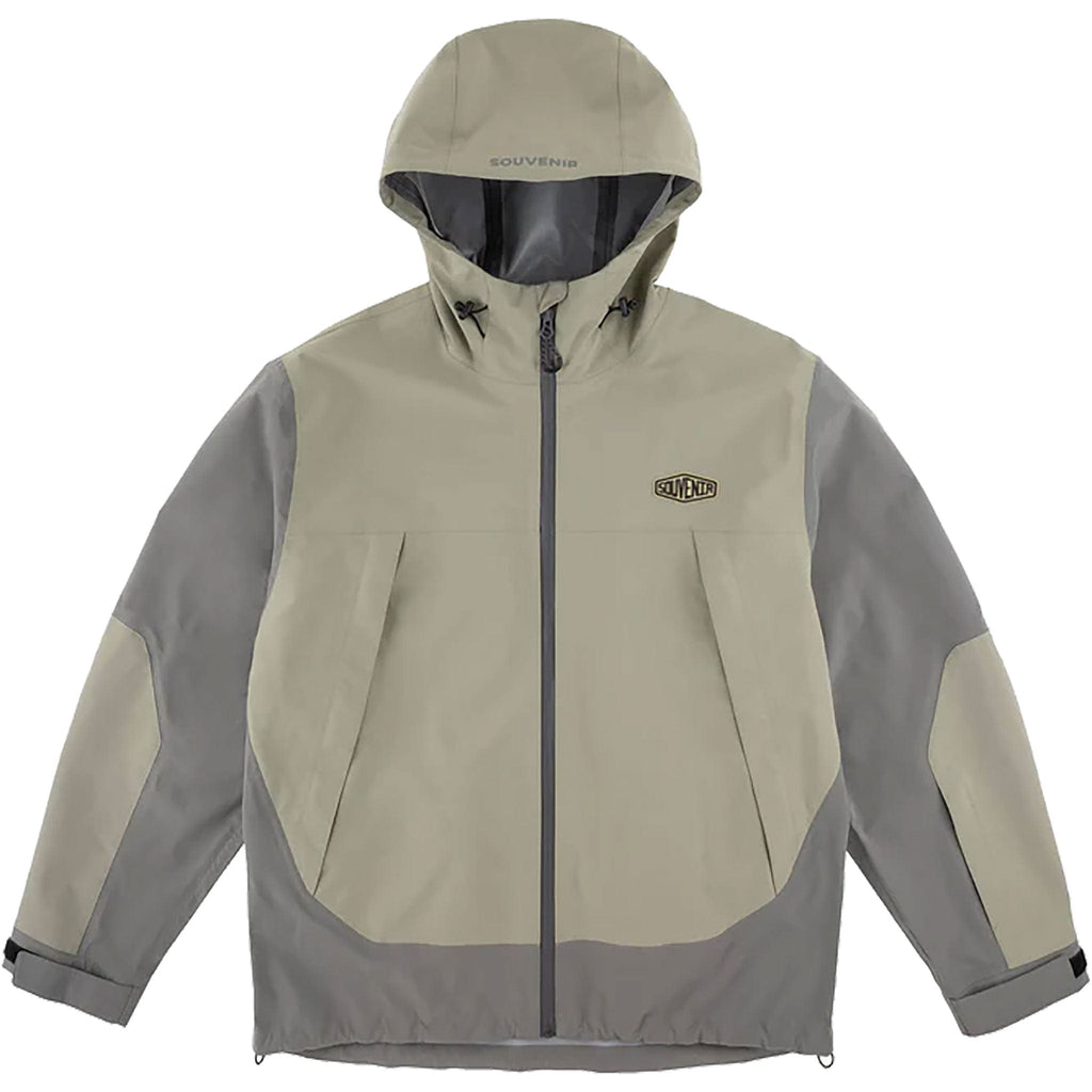 Souvenir 3L Ripstop Shell Jacket Mushroom Moss 2024 Mens Snowboard Coat
