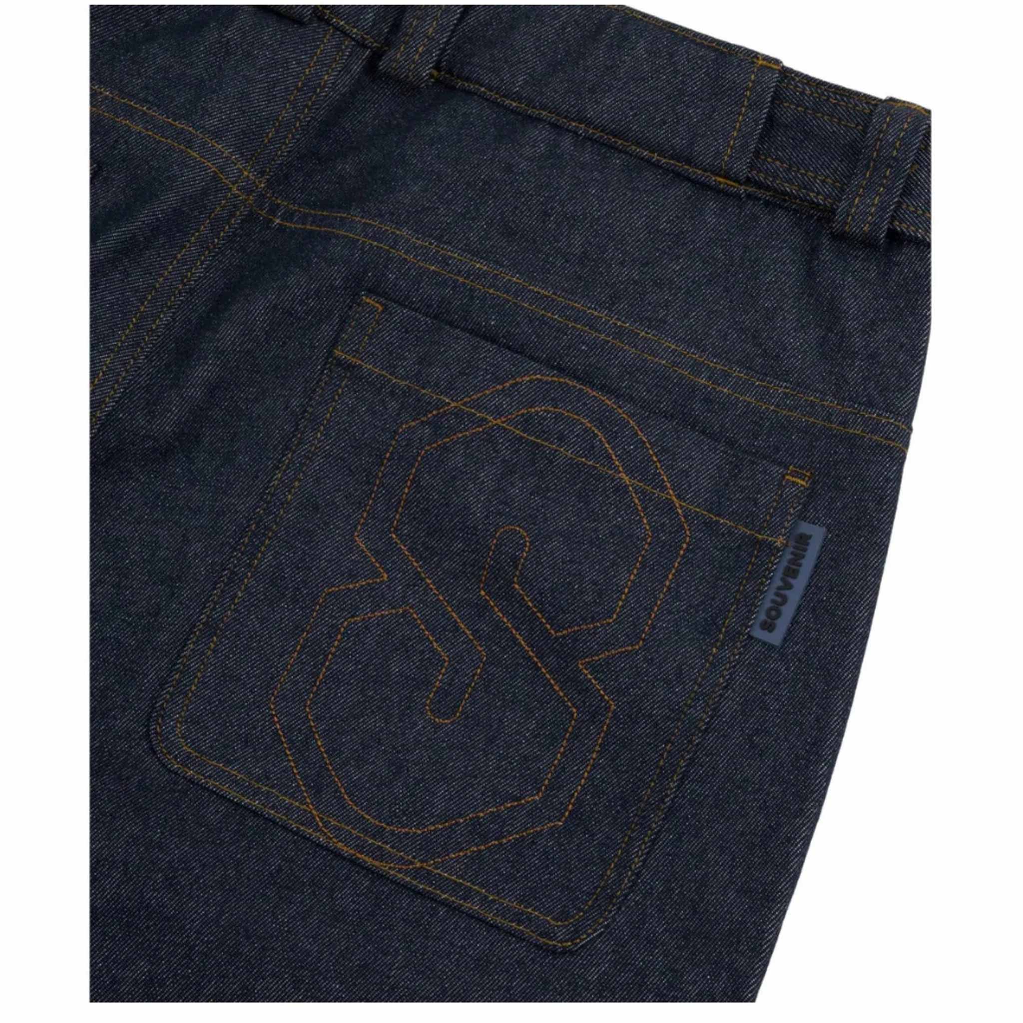 Souvenir 3ply Denim Pant Dark Indigo 2026 - Sanction Skate And Snow