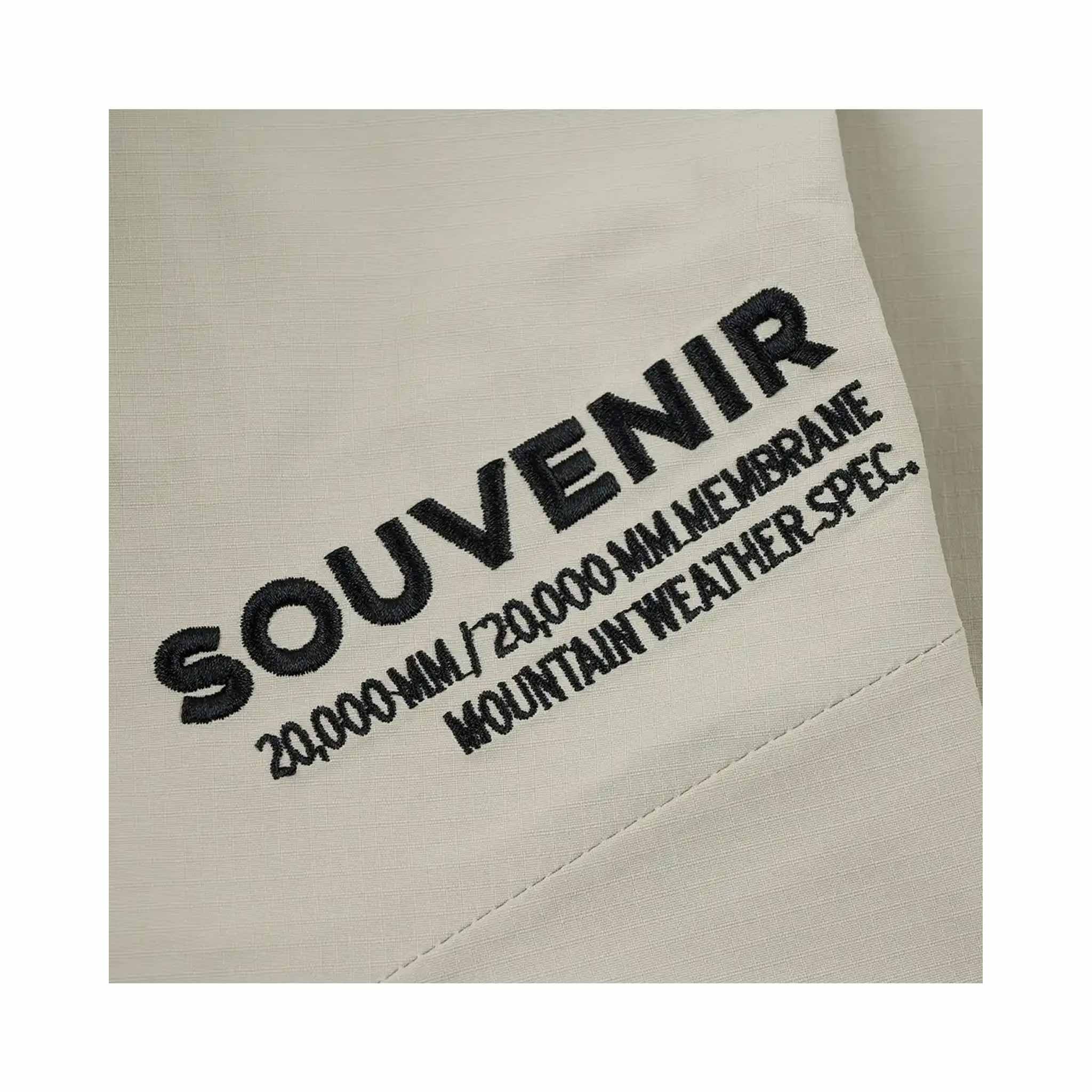 Souvenir 3ply Ripstop Shell Putty Mens Snowboard Coat