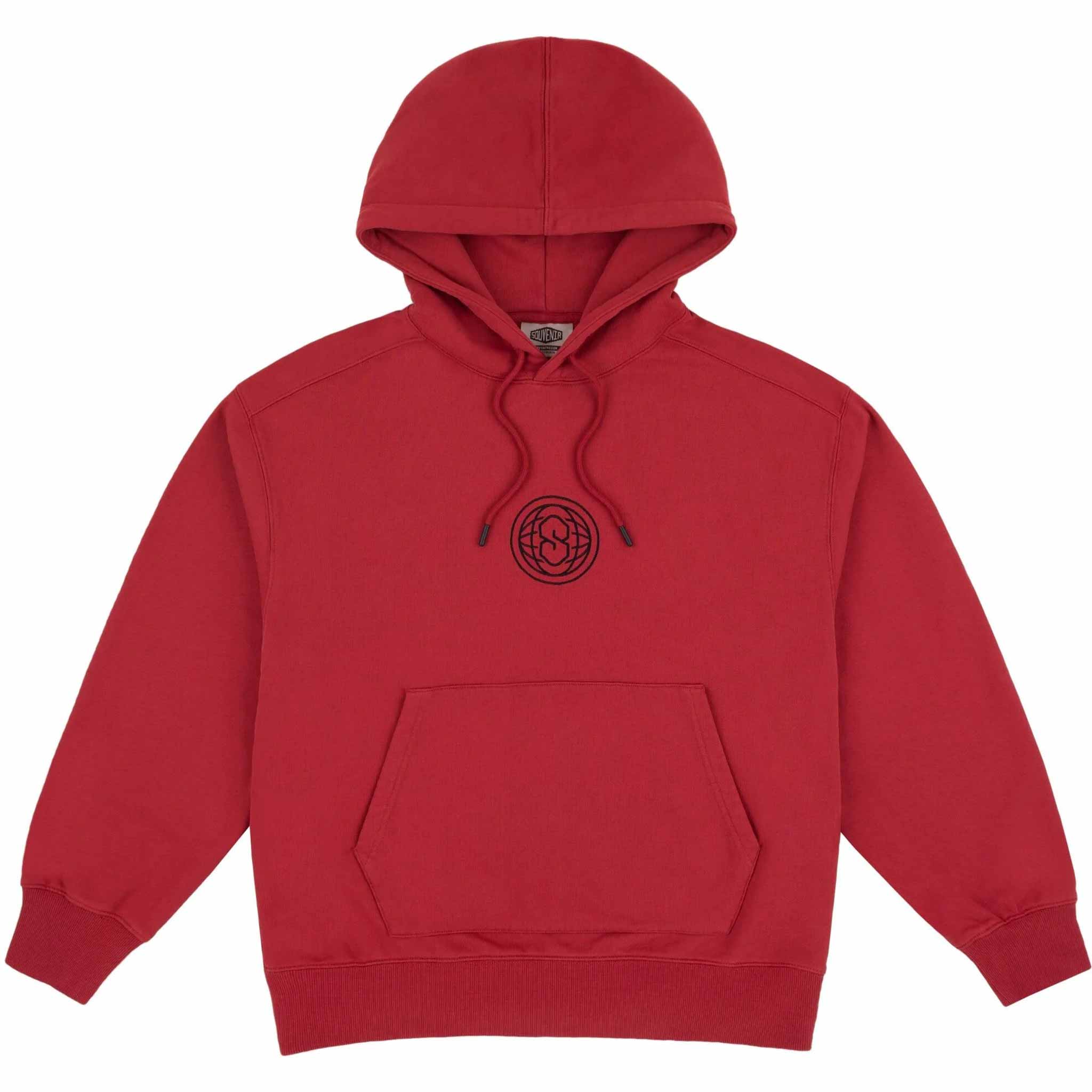 Souvenir Enzyme Wash Hoody Barn Red Sweatshirts