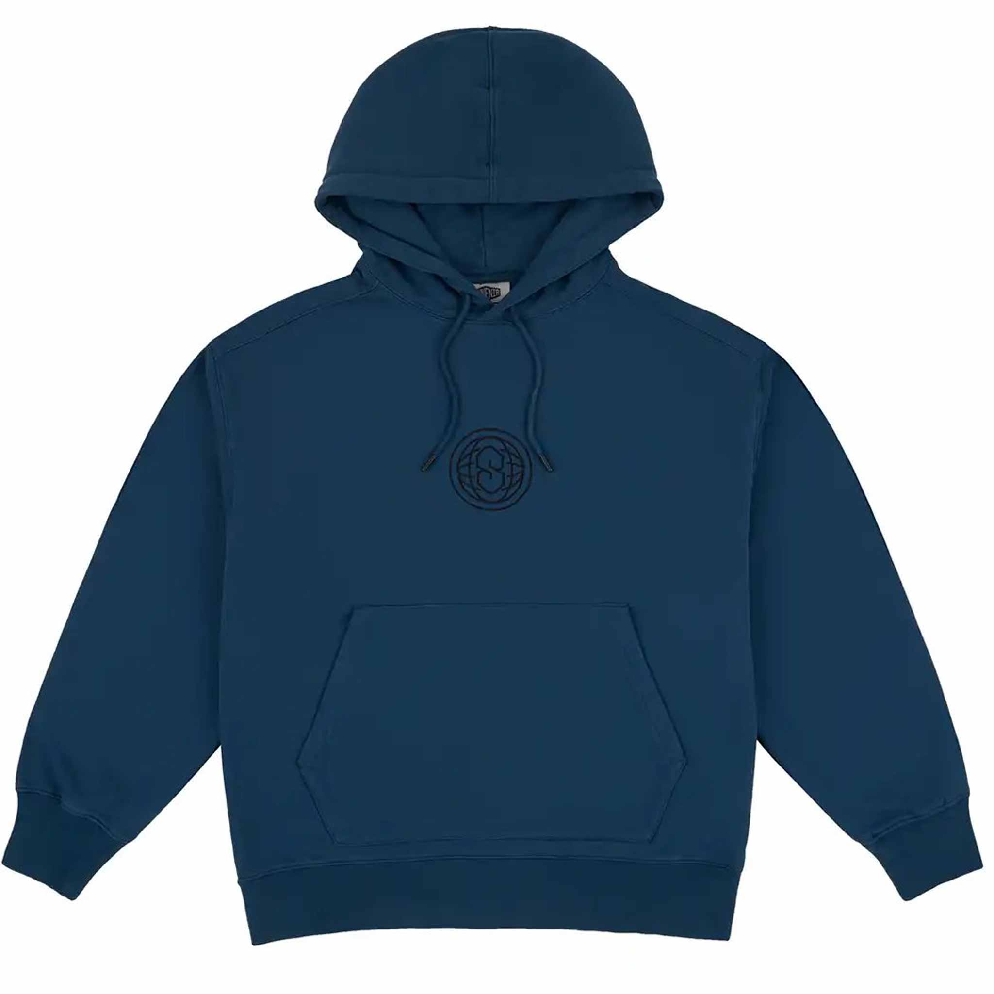 Souvenir Enzyme Wash Hoody Vintage Blue Sweatshirts